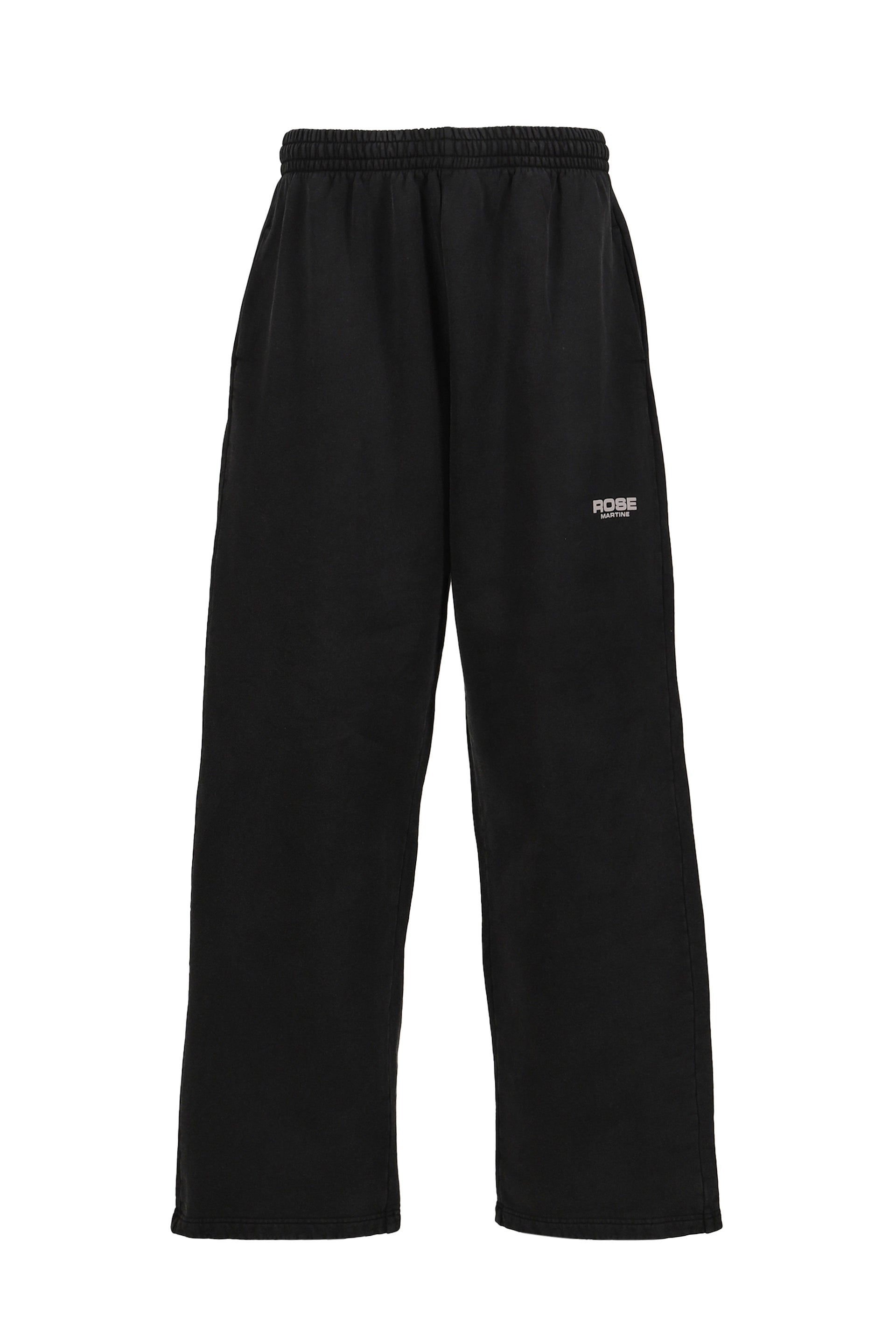 WIDE LEG TRACKPANT / BLK
