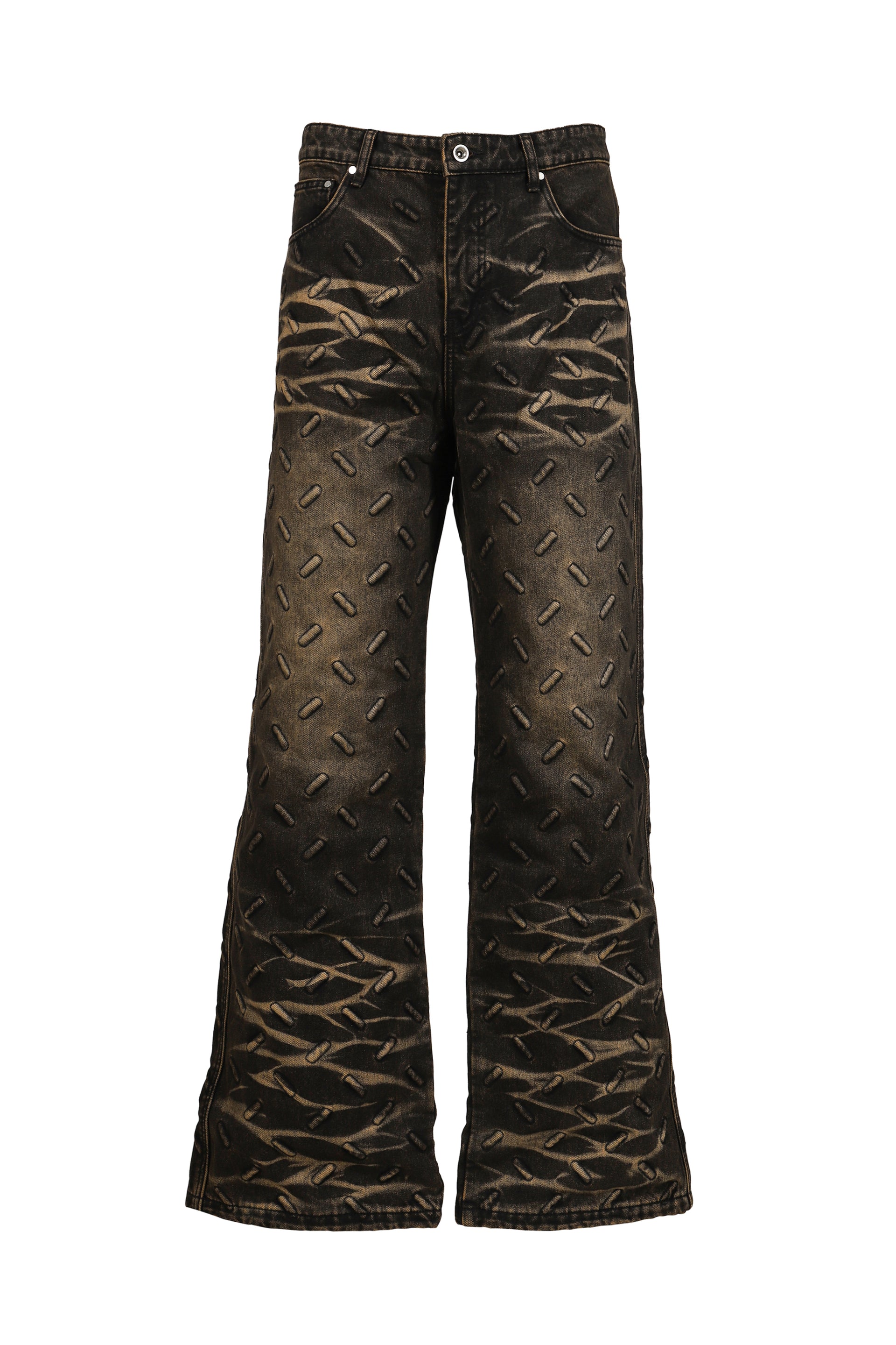 THREAD PLATE DENIM / COAL, TAN