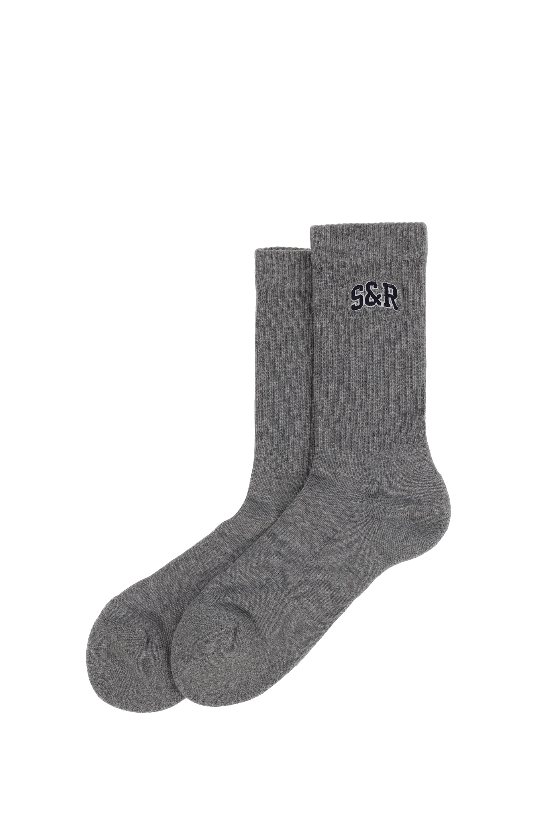 S&R IVY SOCKS / HEATHER GRY