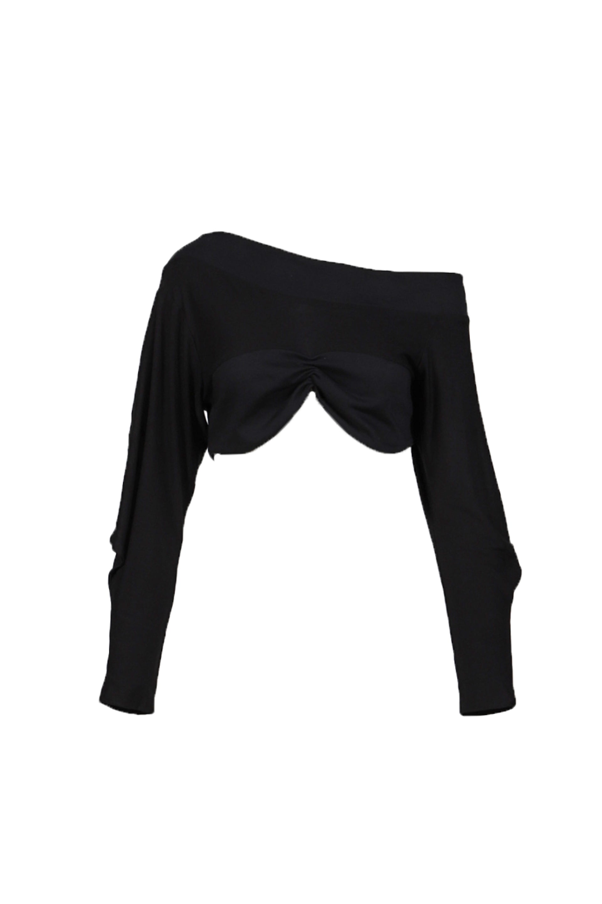 Lucila Safdie HARLOW CROP TOP JERSEY / BLK