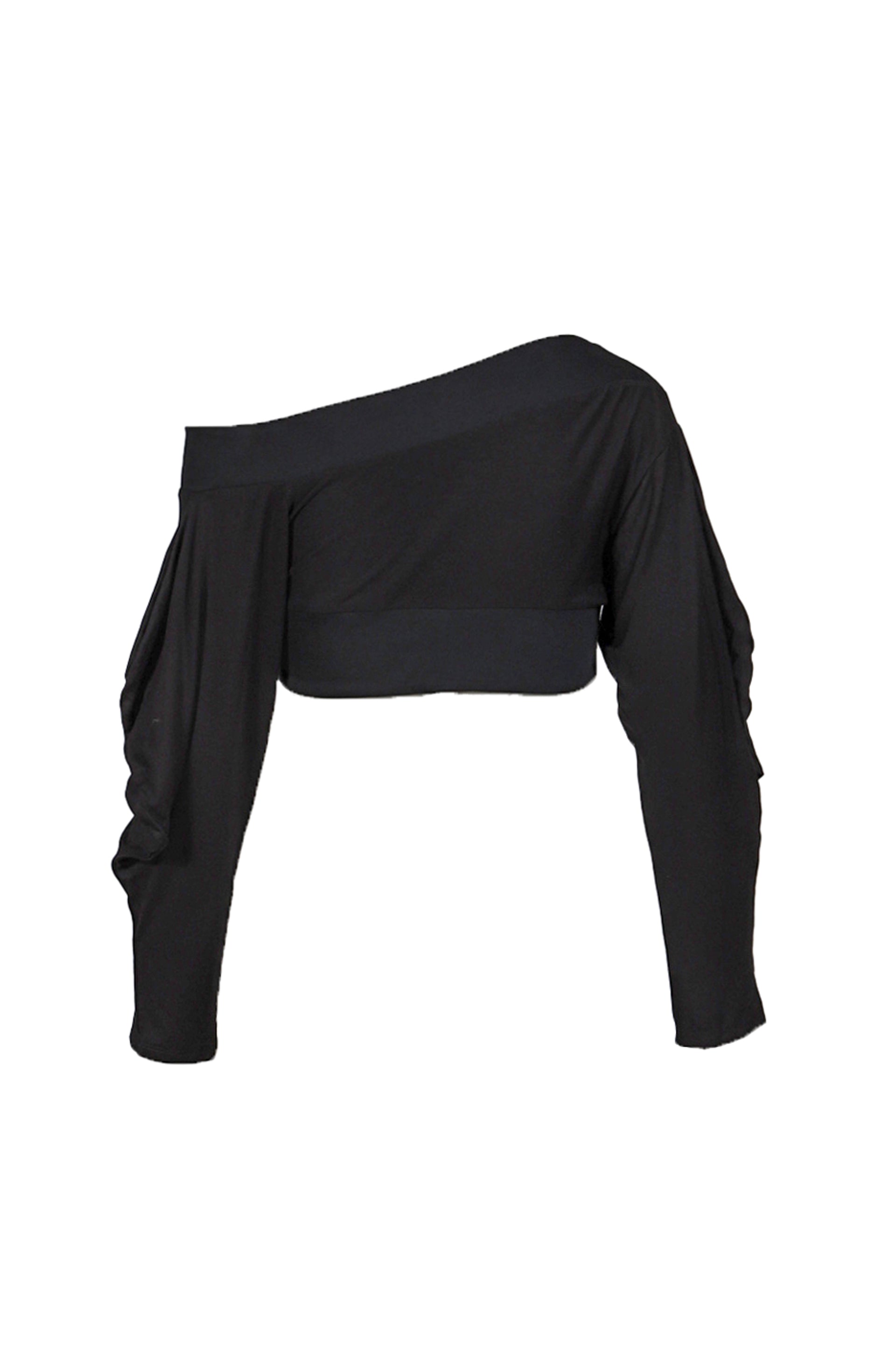 Lucila Safdie HARLOW CROP TOP JERSEY / BLK