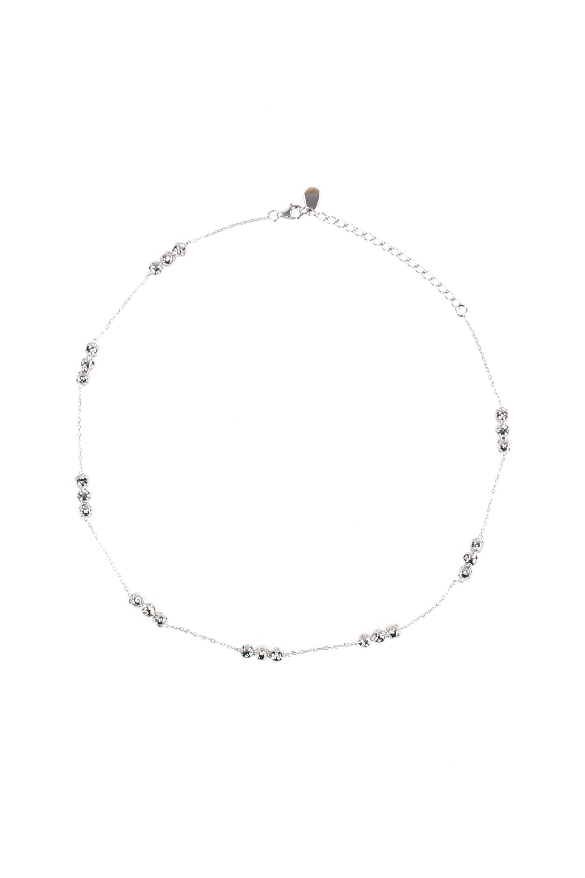 Le Mandorle MINI TRIPLE BOX NECKLACE / SIL