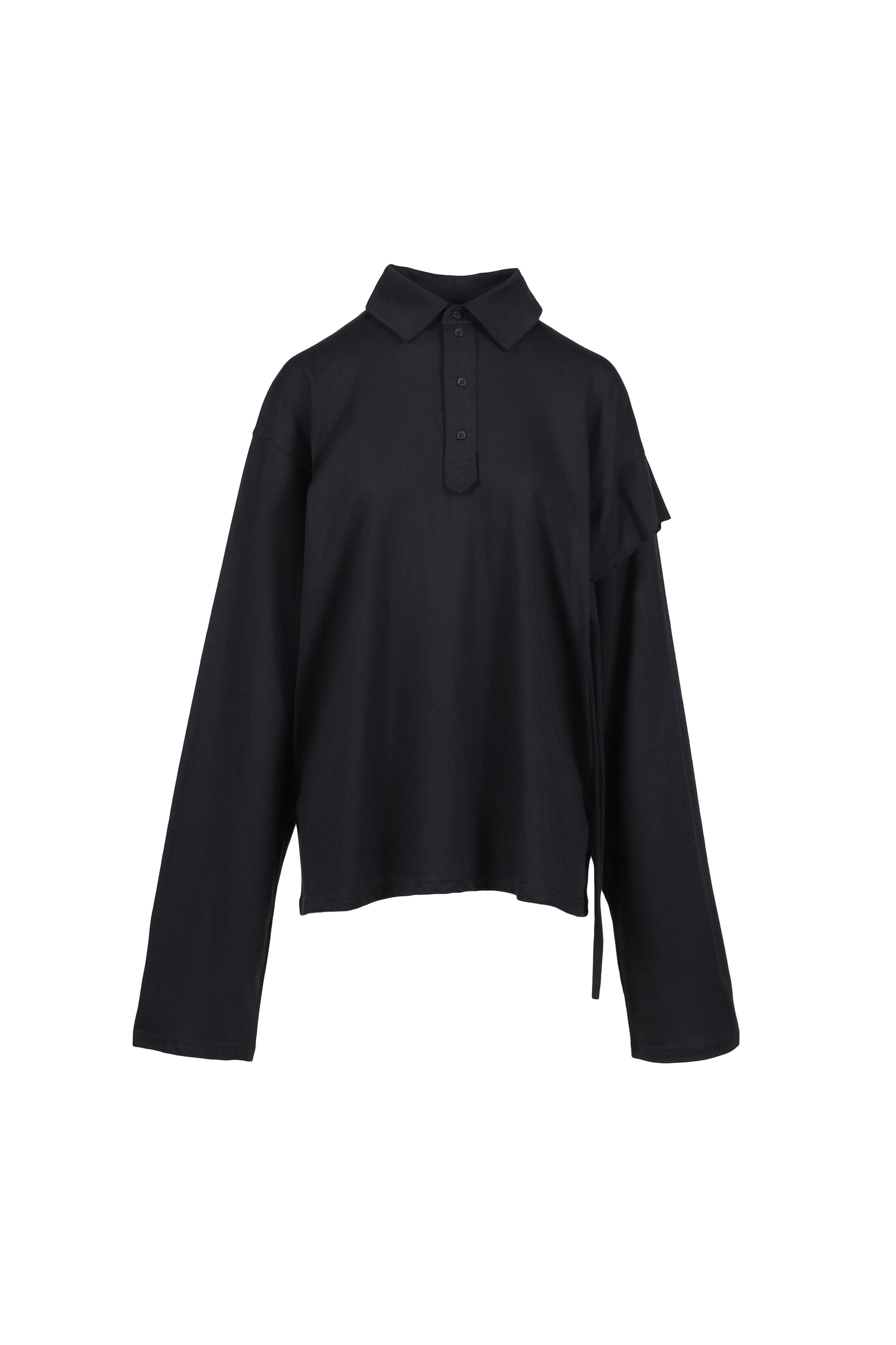 POLO LONGLSEEVE / BLK