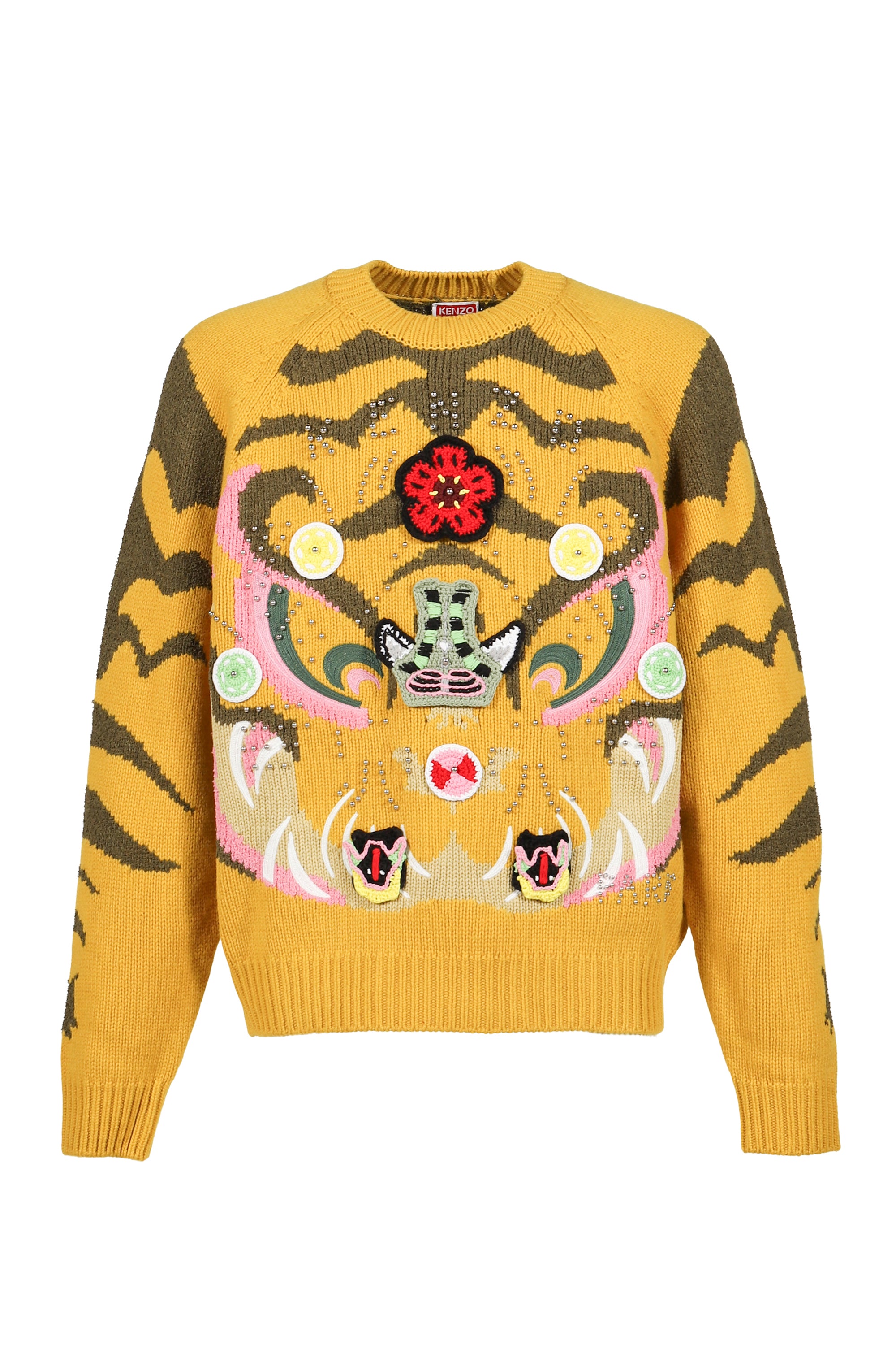 KENZO FW25 KENZO PACHINKO JUMPER / GOLDEN YEL - NUBIAN
