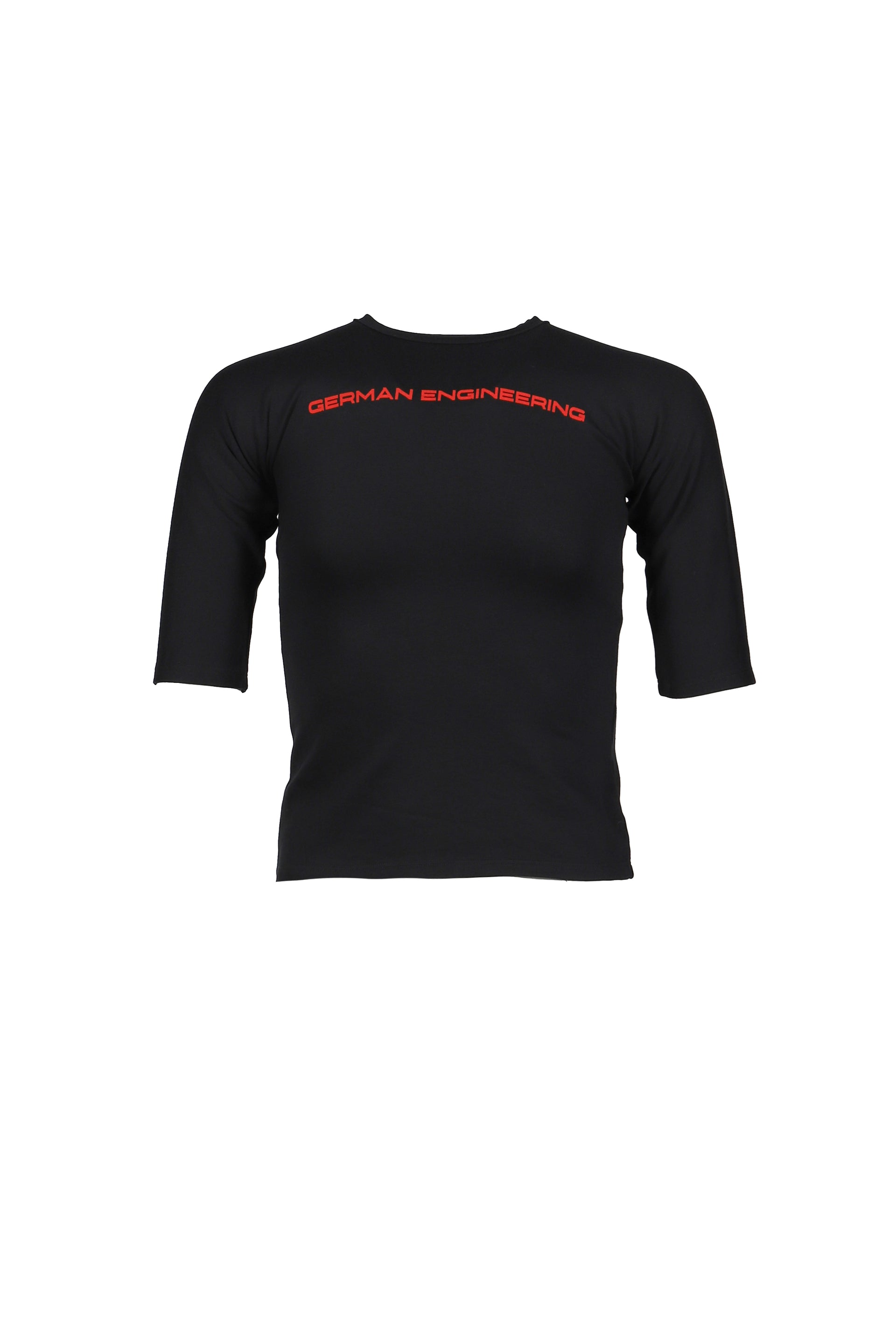 STRETCH COTTON DARK GREY GERMAN ENGINERING TEE / D.GRY