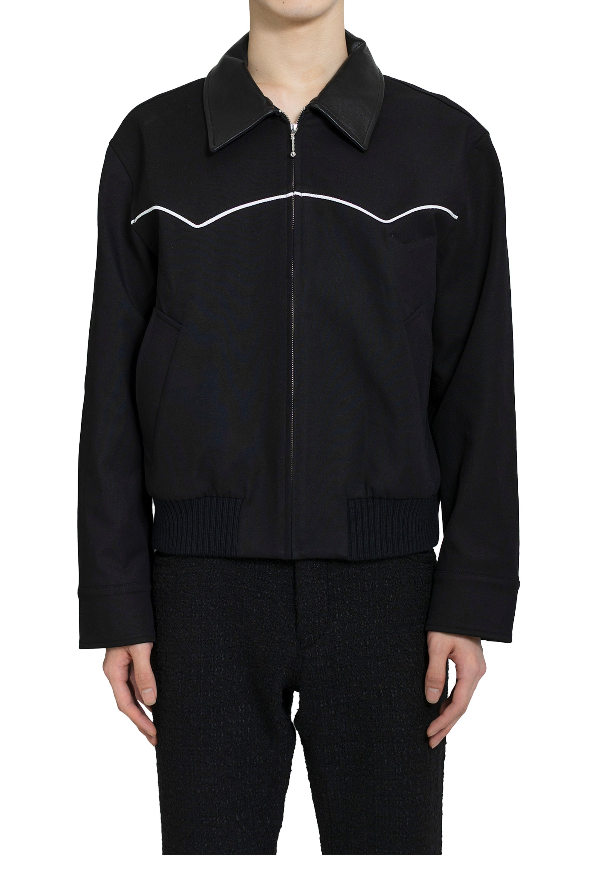 WESTERN HARRINGTON JACKET / BLK