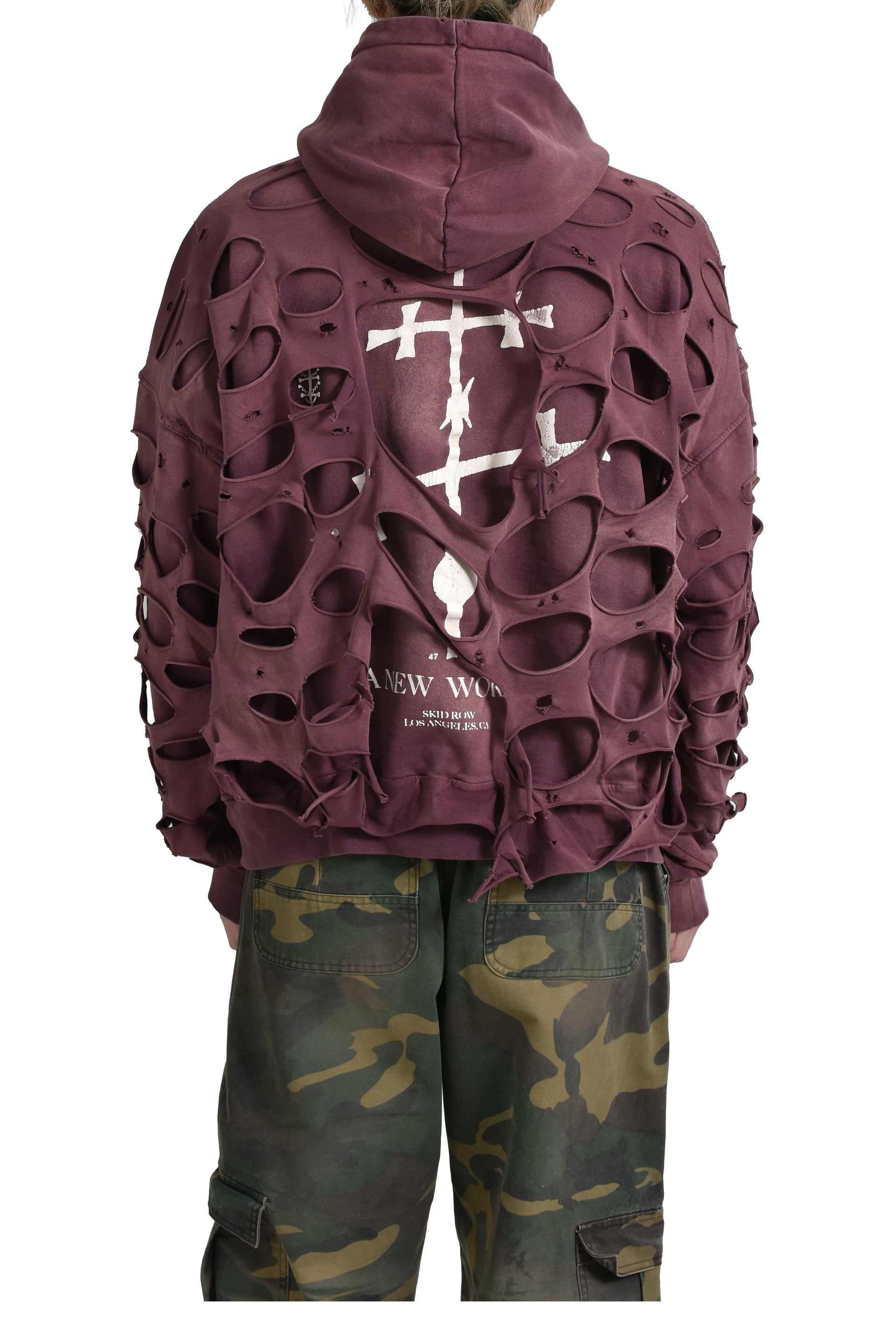 ALEXANDER DIGENOVA A NEW WORLD HOODIE / VINTAGE BUR