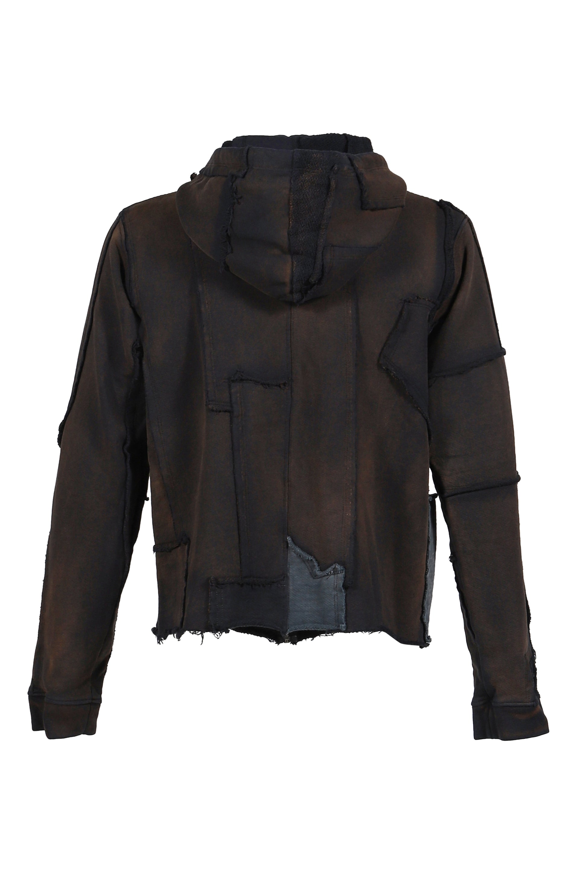 ZIPUP HOODIE SCRAP / POTASSIUM BLK