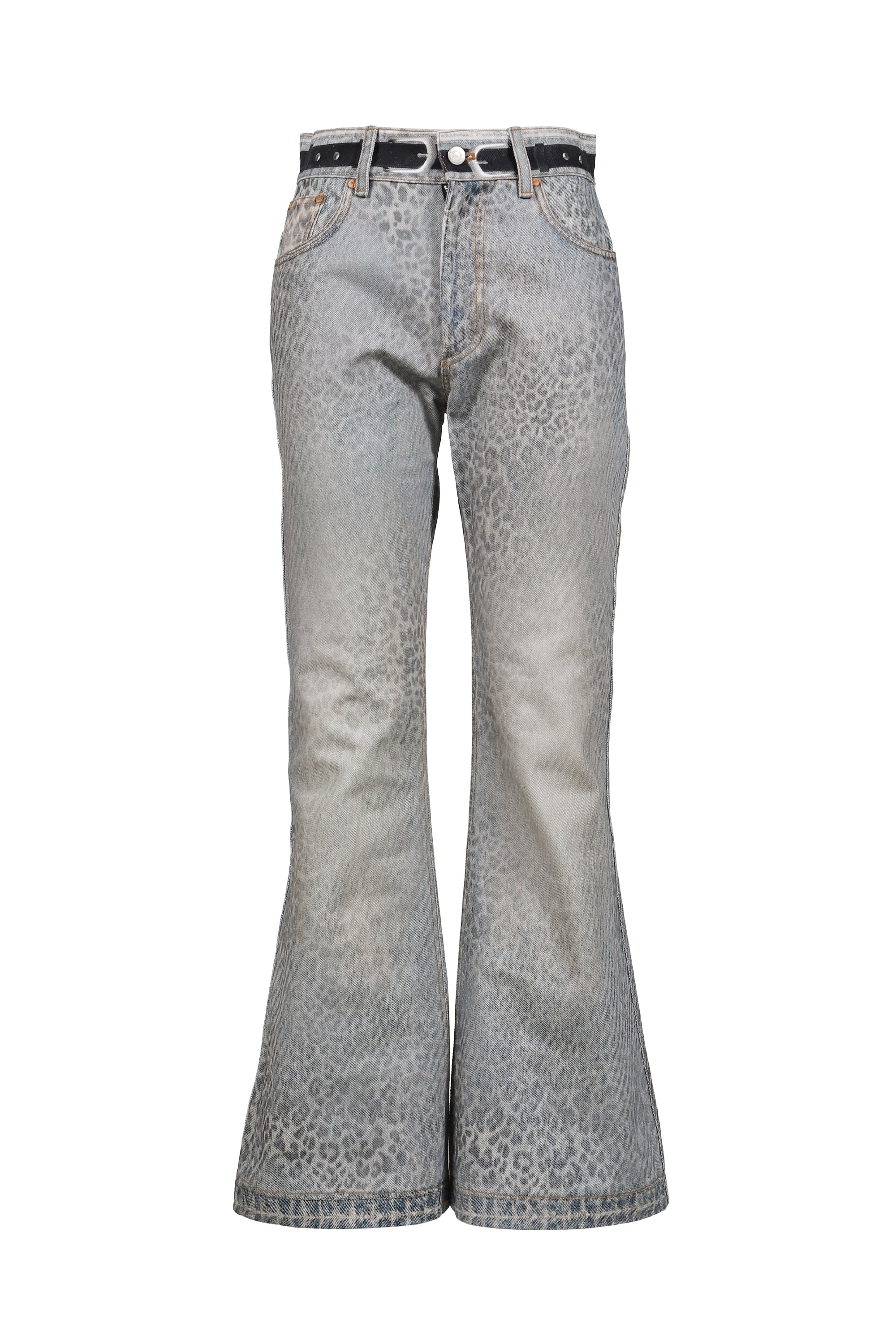 Andersson Bell Andersson Bell SS26 LEOPARD FADE DENIM PRINTED