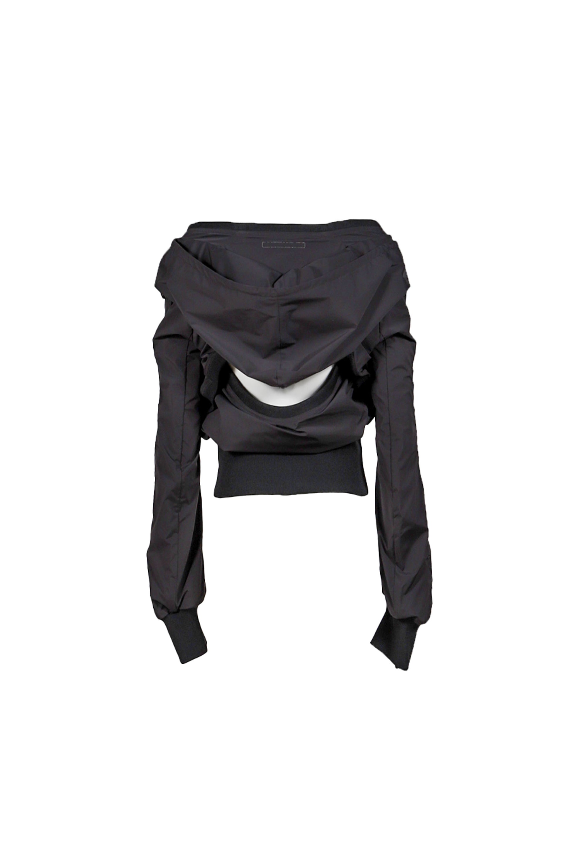 PROTEIN DEFORMED HOODIE / BLACK