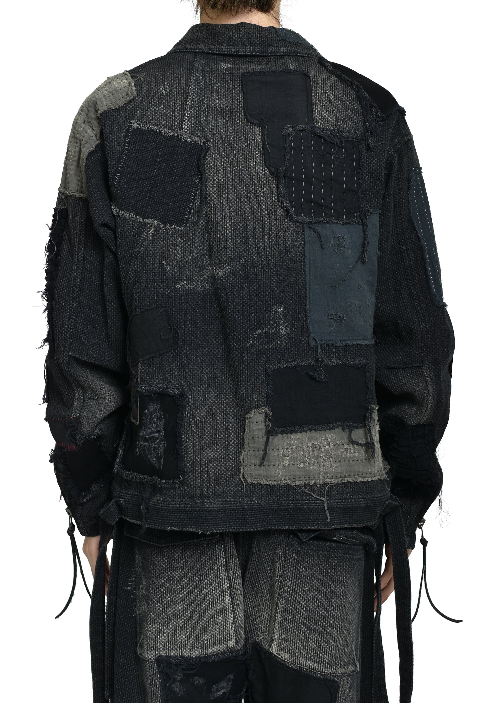 CRUST SASHIKO JACQUARD JACKET / BLK