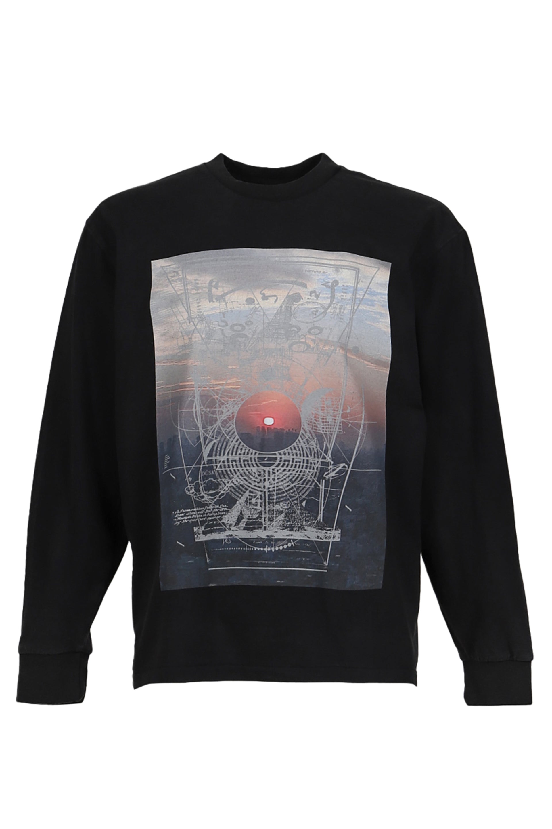 SHT FLATLINE L/S TEE / BLK