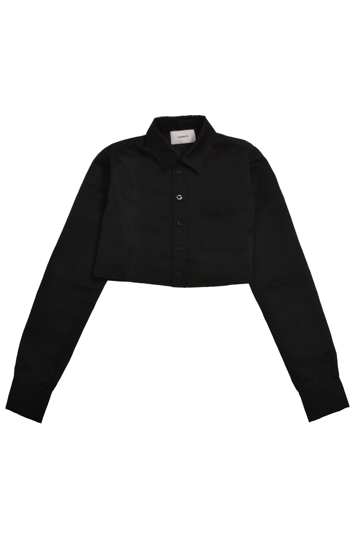 CROPPED SHIRT / BLK