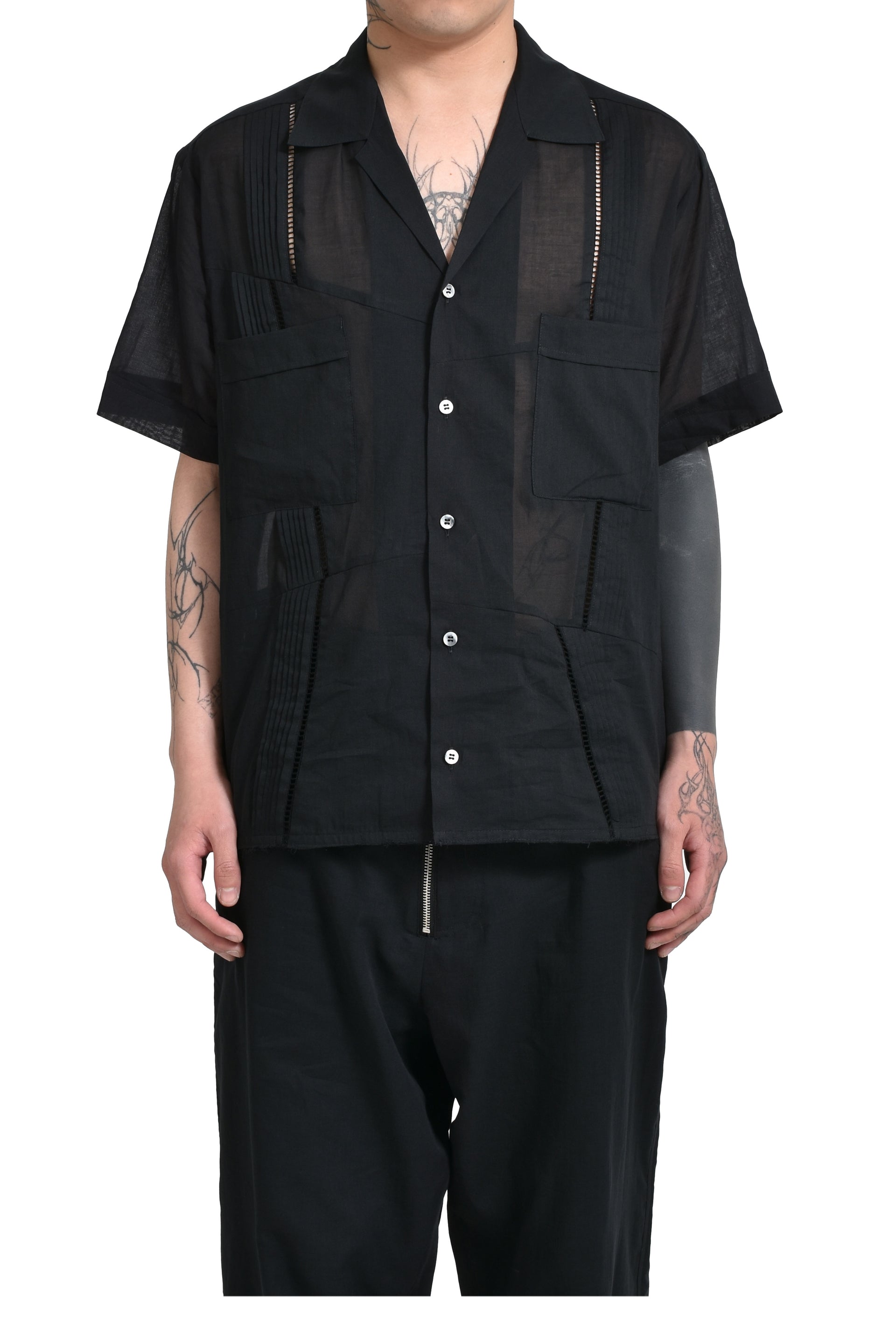 Magliano BROKEN GUAYABERA / BLK