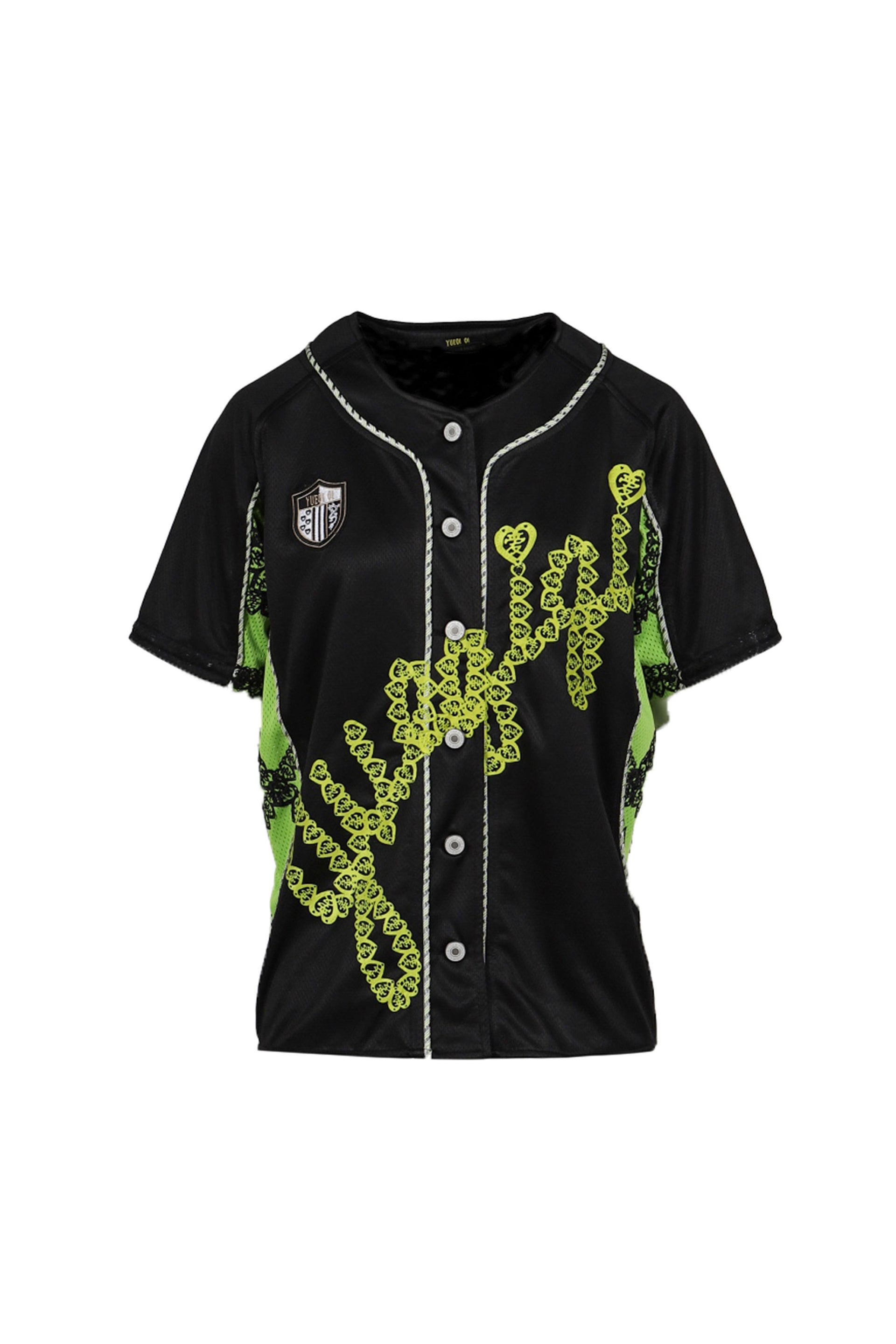 YUEQI QI LIME BASEBALL JERSEY / GRN