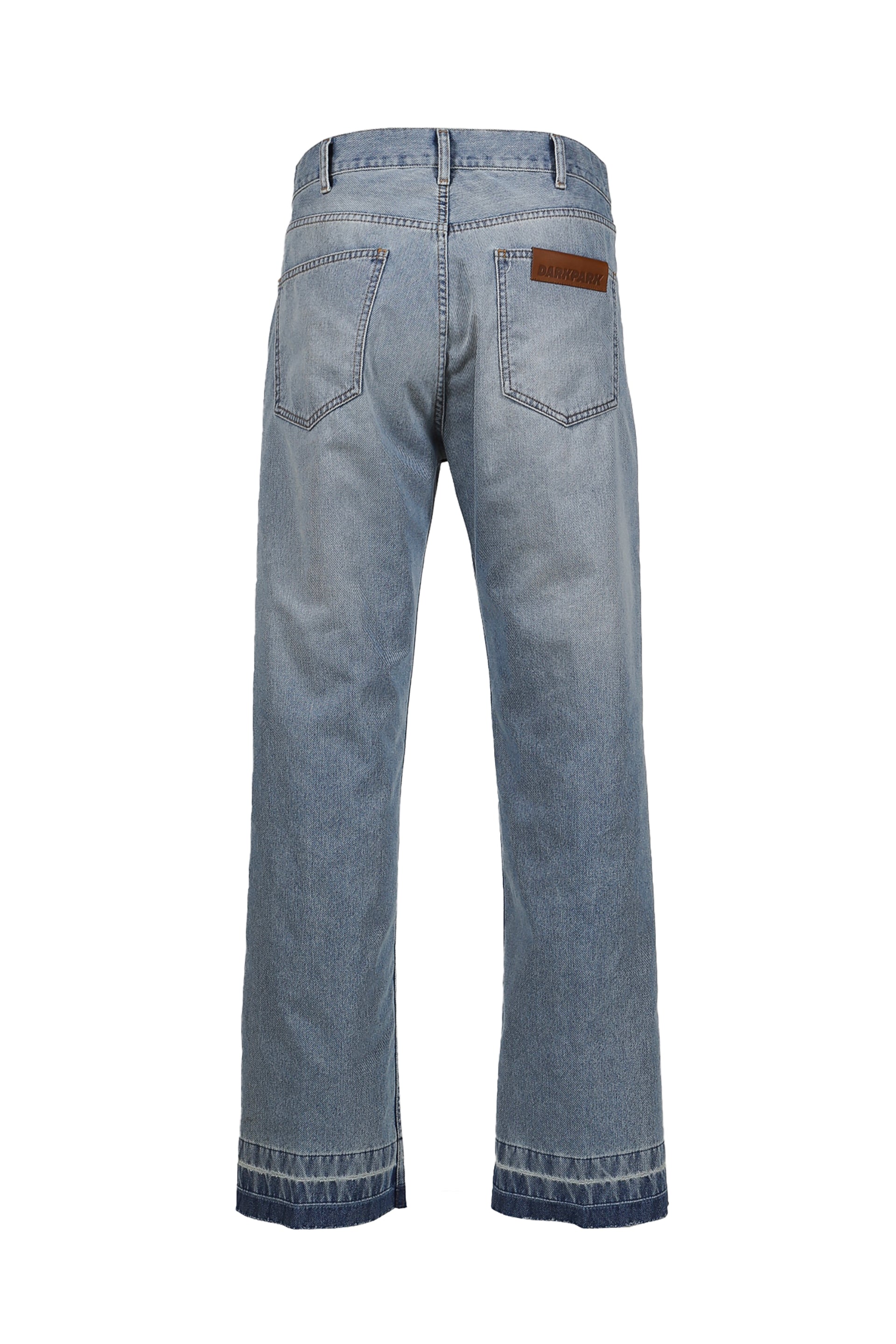 DARKPARK EDI - NYLON INFUSED CREASED STRAIGHT-LEG DENIM / MIAMI LIGHT