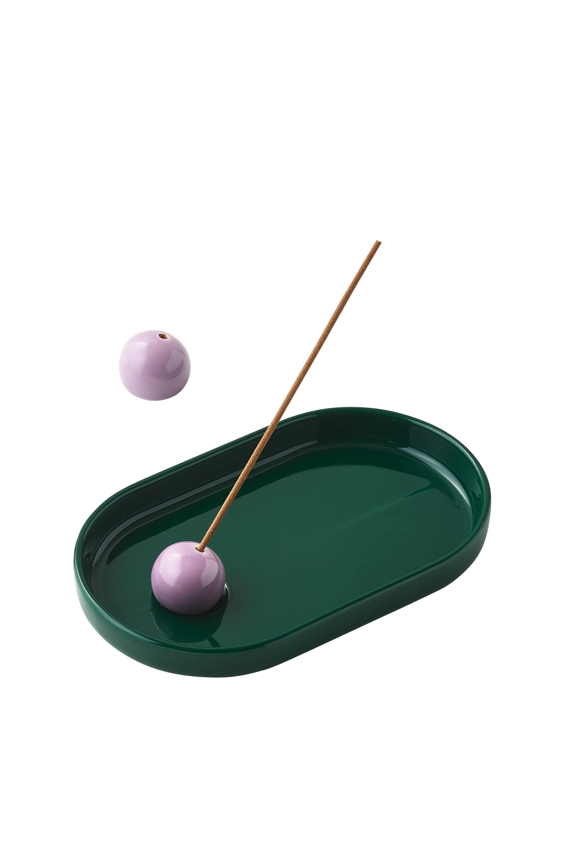 INCENSE HOLDER(HASAMIYAKI)- DARK FOREST X LAVENDER / MULTI