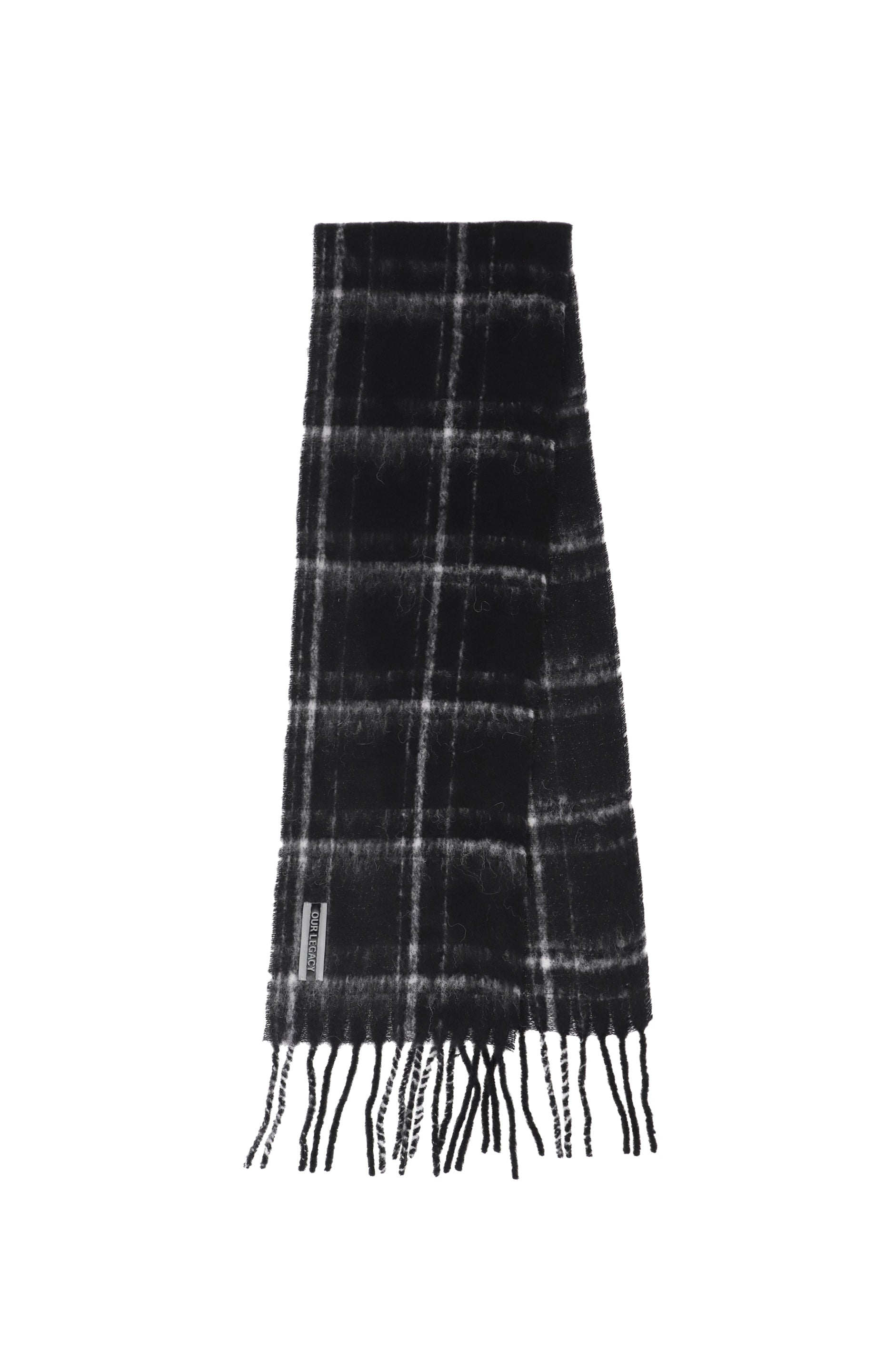 OUR LEGACY SS26 ESTATE SCARF / BLK CHECK - NUBIAN