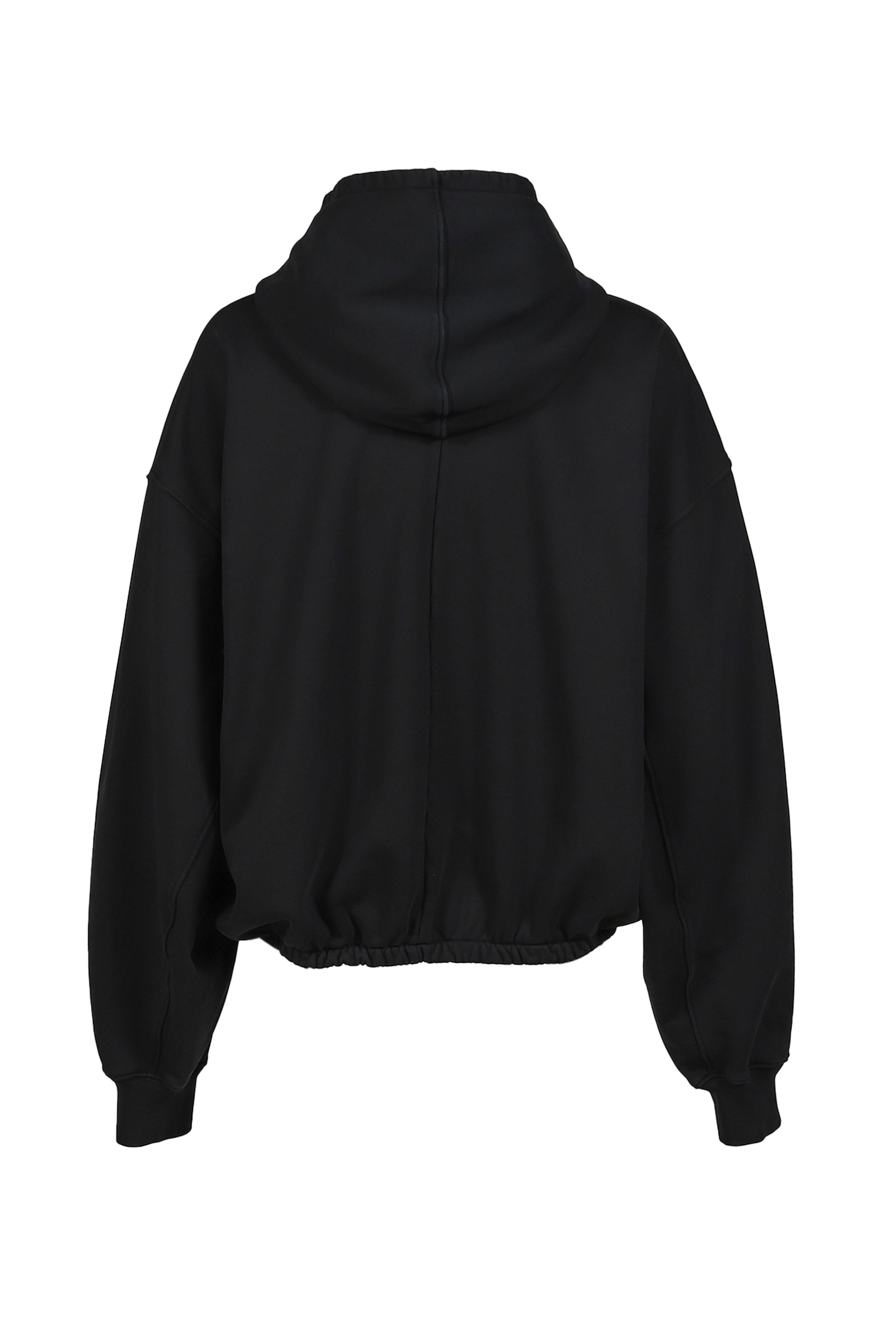 NVL-GARDE SHORT HOODIE ZIP UP W/ELASTIC / BLK