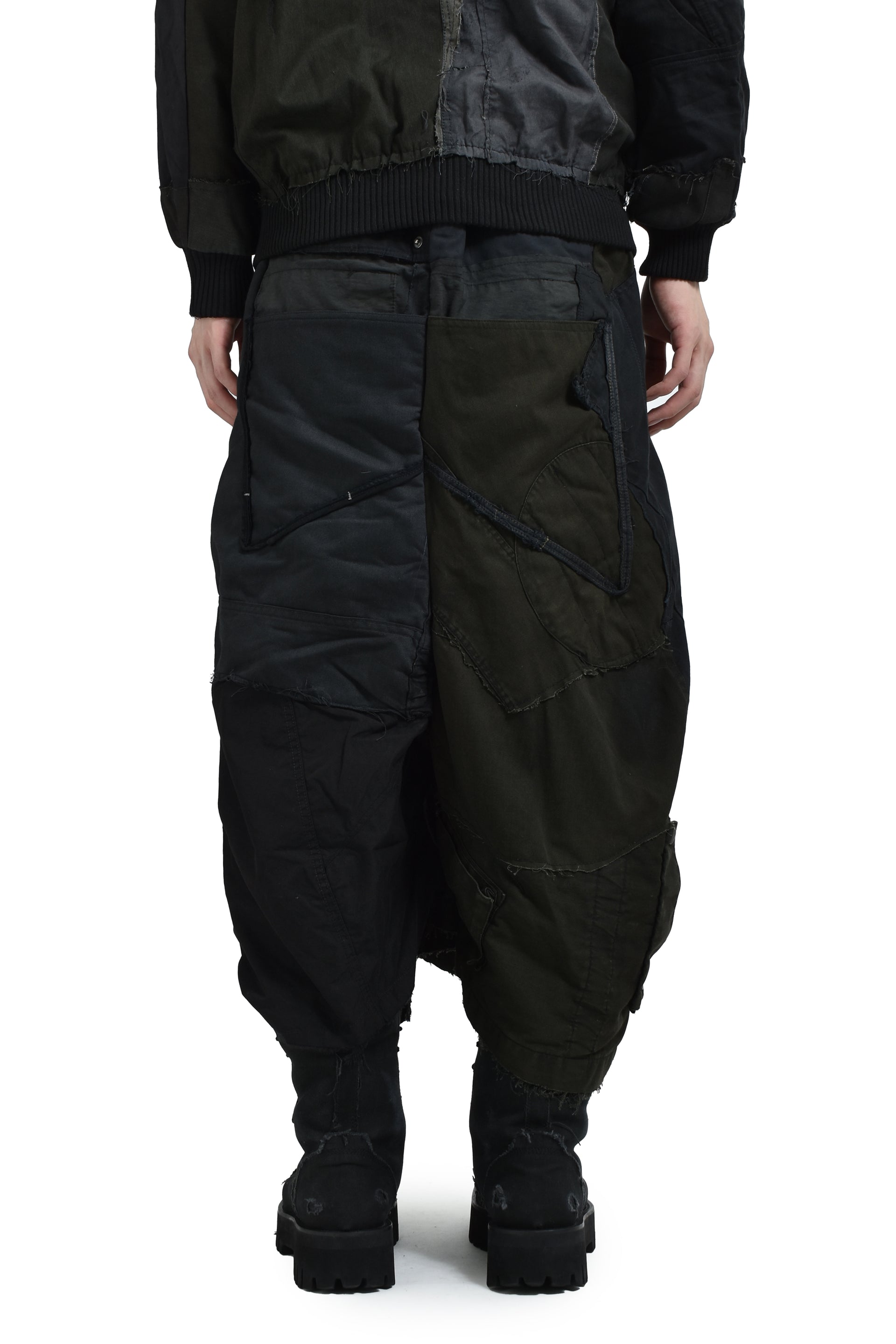 “LAPPATO" SHORTS / BLK DYEING