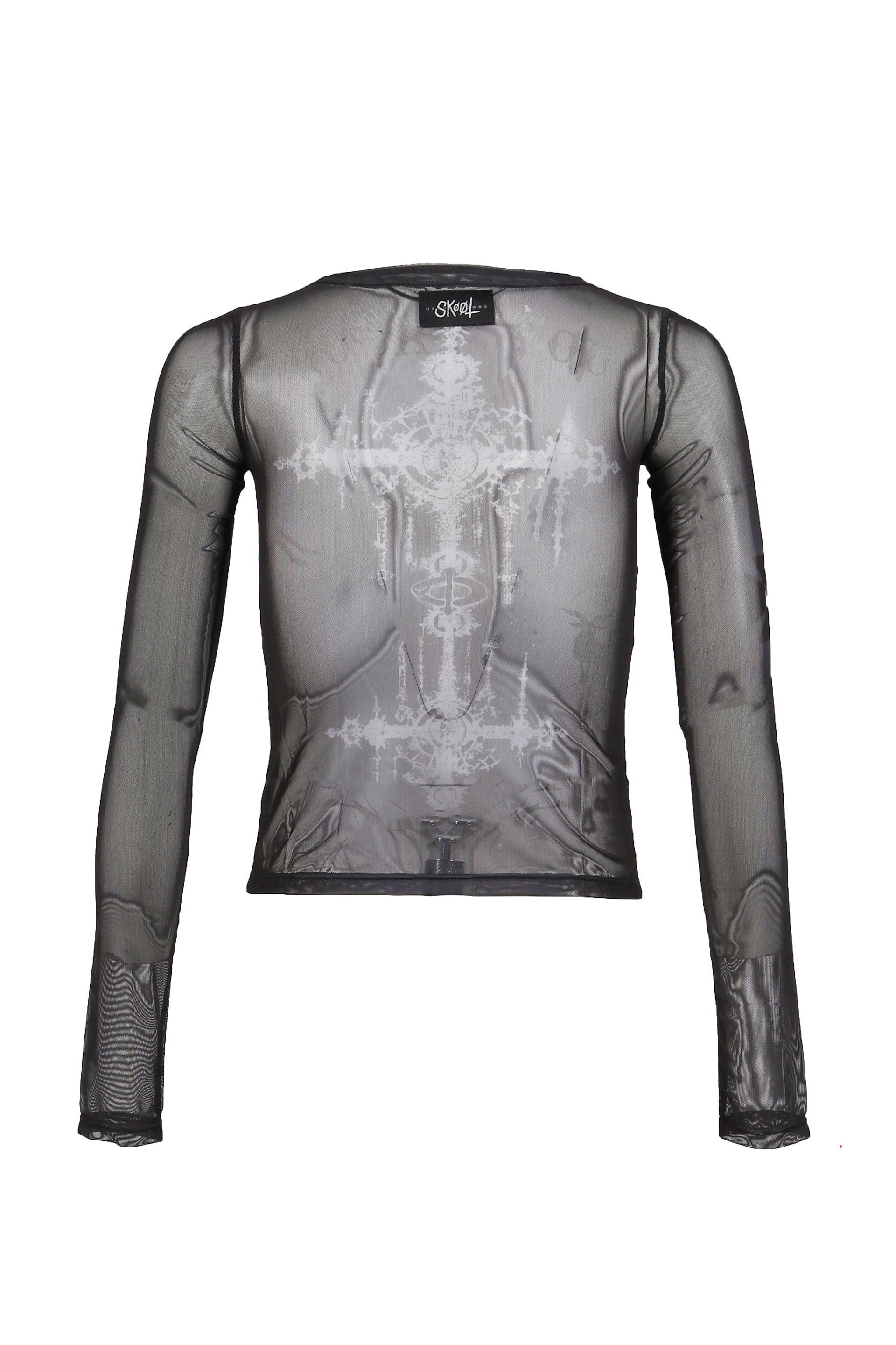 FACADE MESH SHIRT / BLK