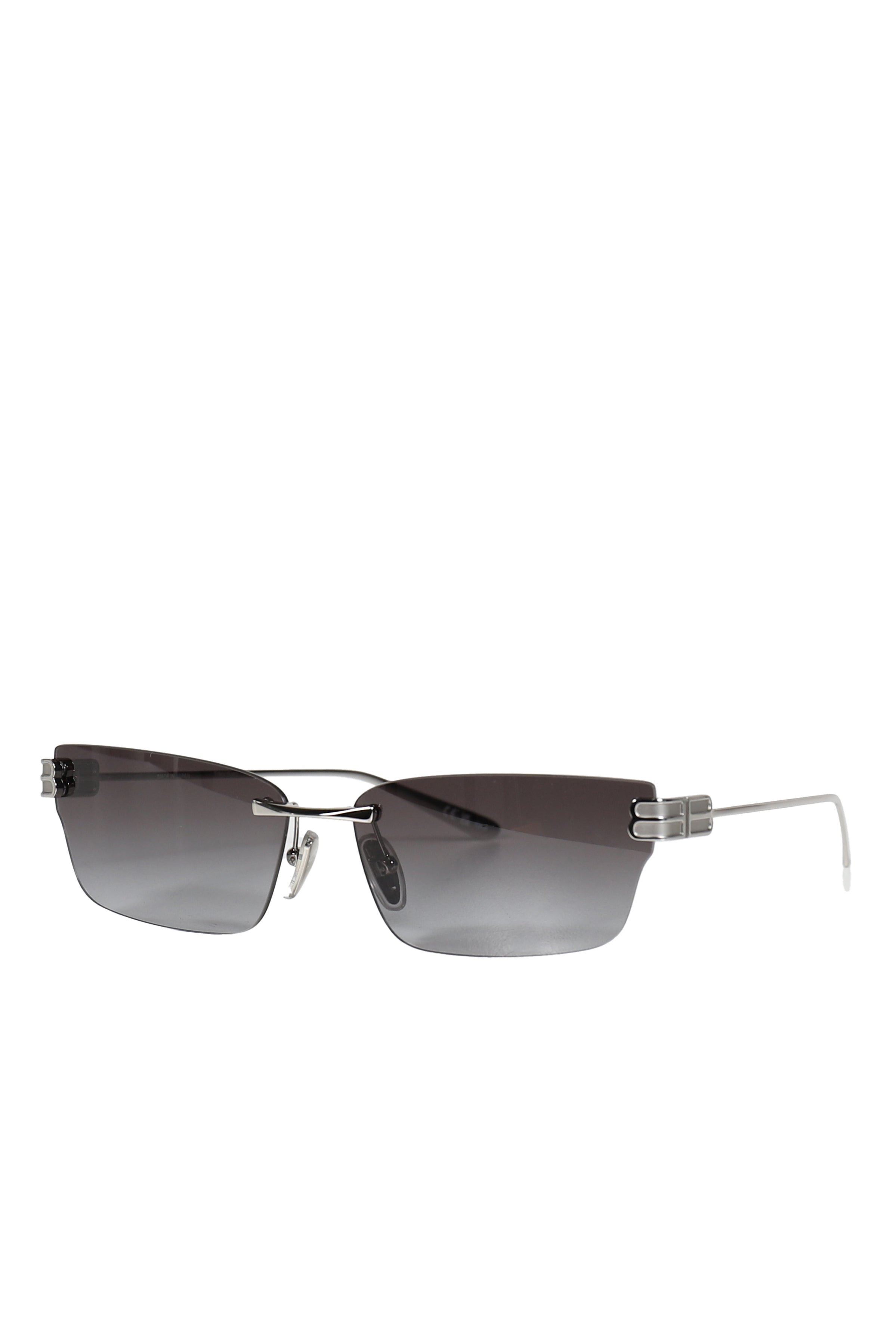 BALENCIAGA バレンシアガ アイウェア BB0487S-002 / SIL BLK - NUBIAN
