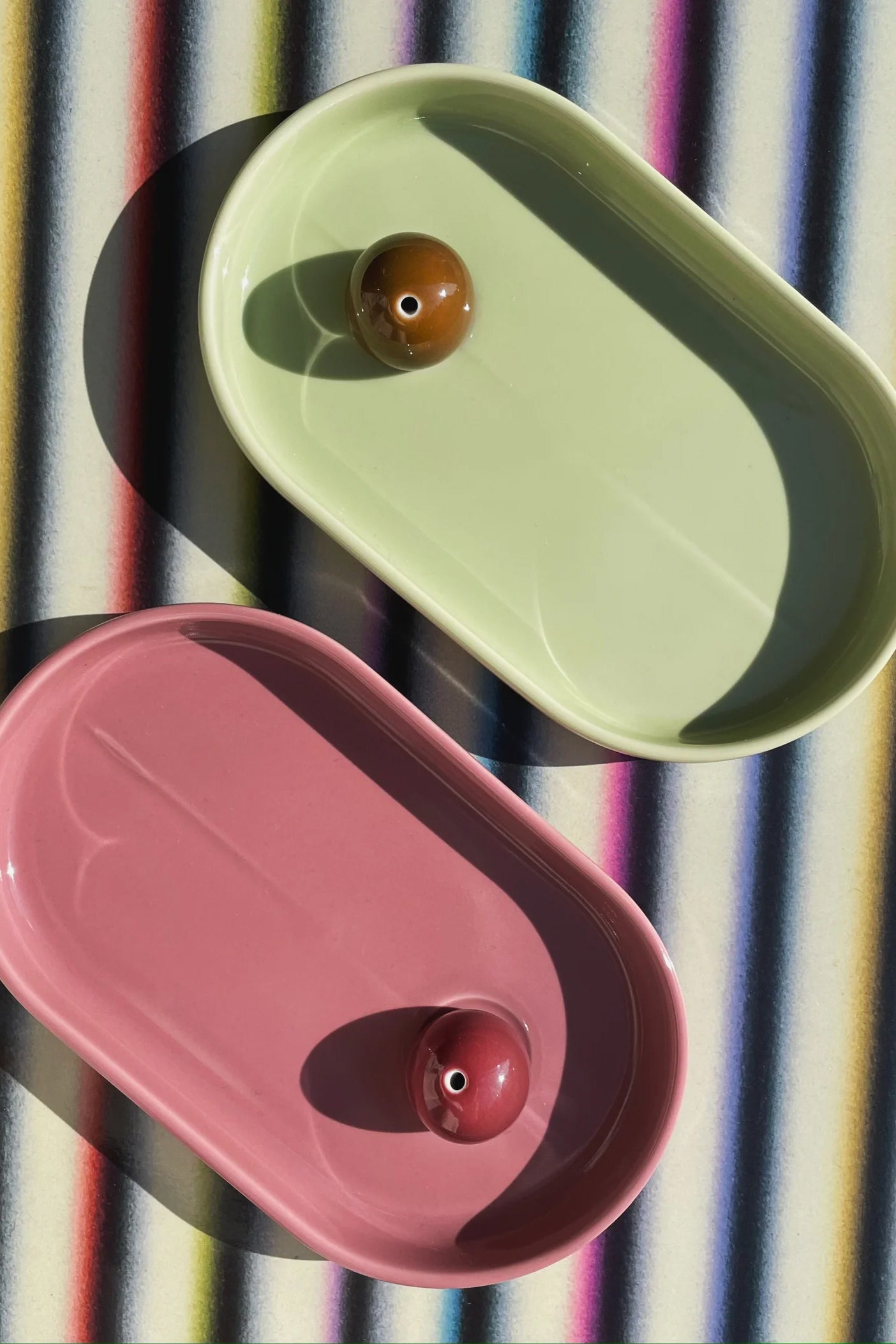 INCENSE HOLDER(HASAMIYAKI)- KEY LIME PIE / MULTI