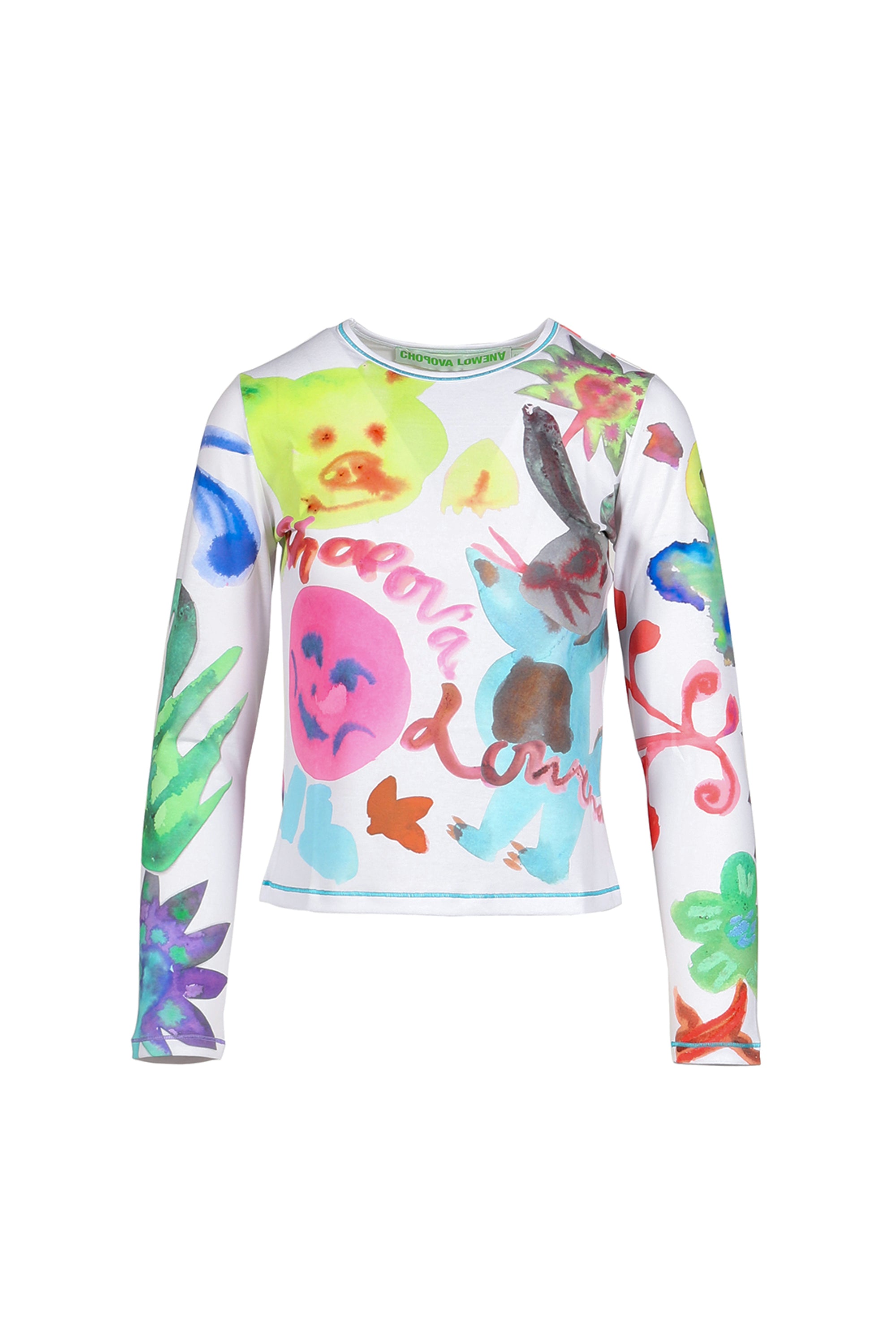 Chopova Lowena チョポヴァ ロウェナ FW26 SPLAT WET FITTED JERSEY