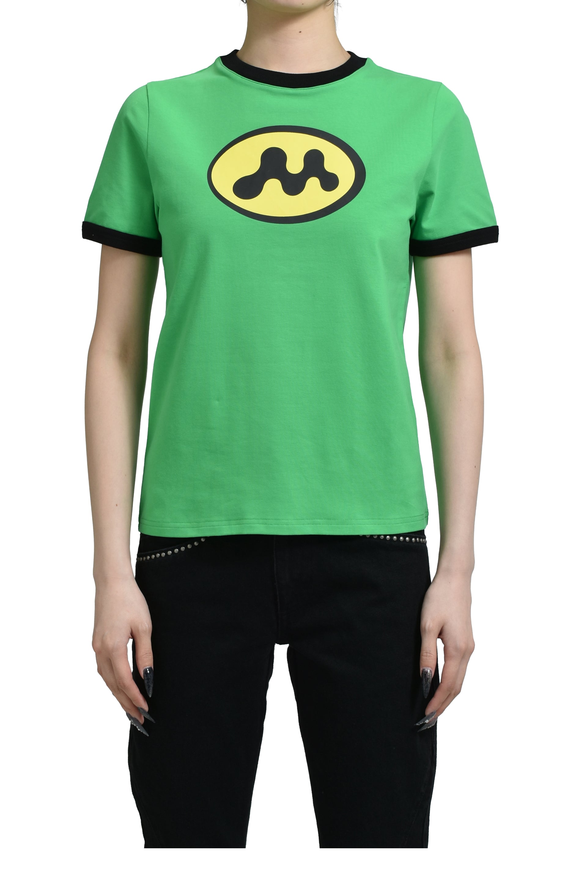 DROP OUT TEE / GRN/BLK