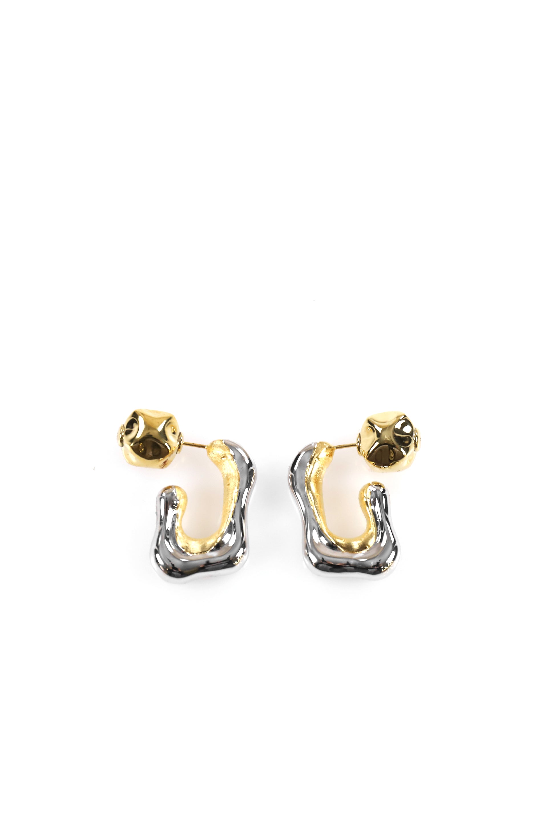Le Mandorle LAVA EARRING TWO-WAY / SIL
