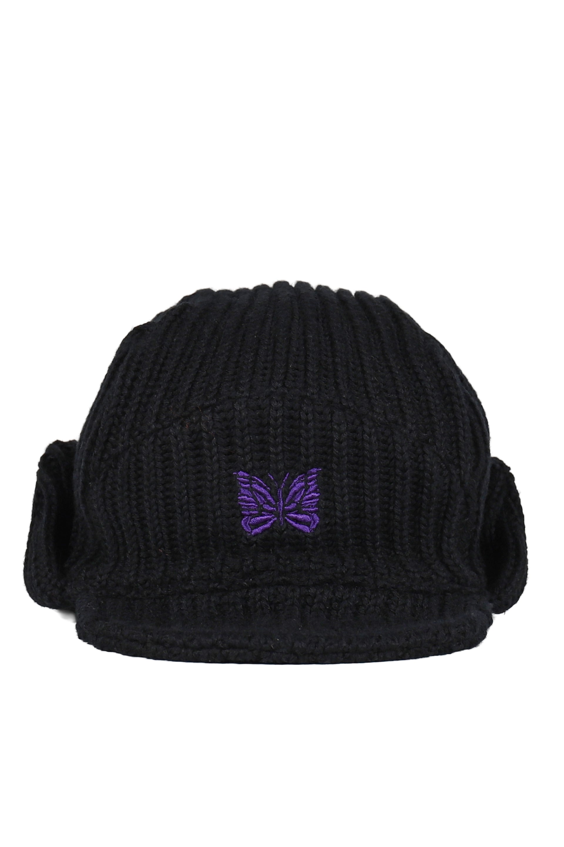 BIRD SHOOTING CAP - MERINO WOOL / BLK