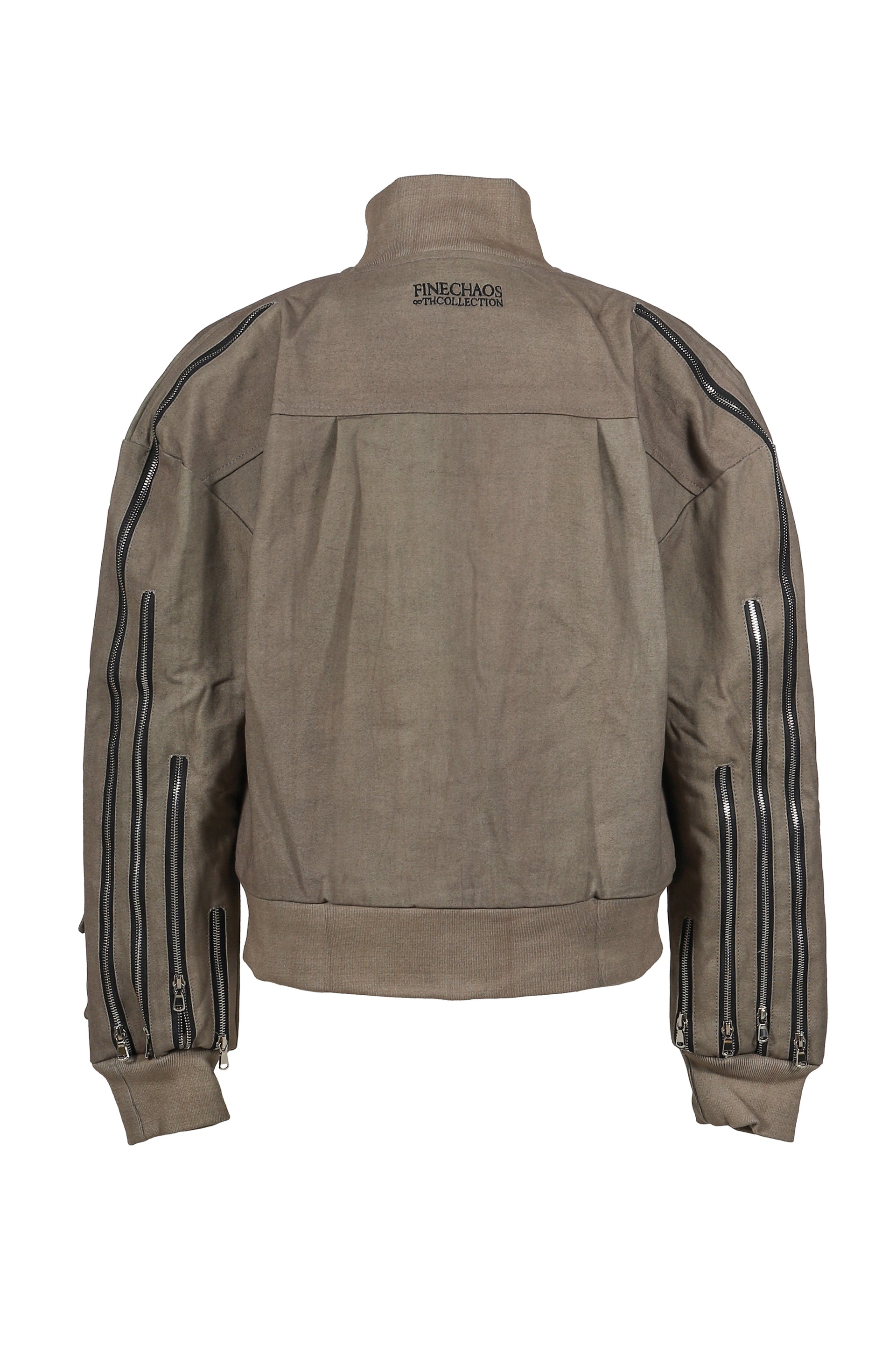 CANVAS ZIPPER DREAM BOMBER / FADED GRN