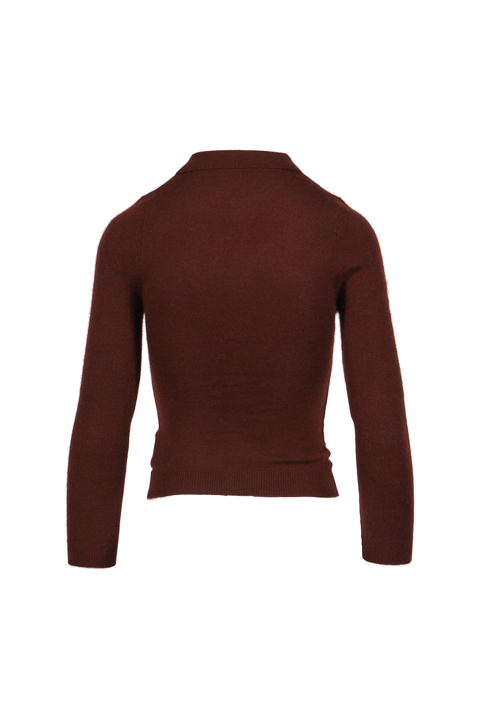 LAPEL FITTED CARDIGAN / RED