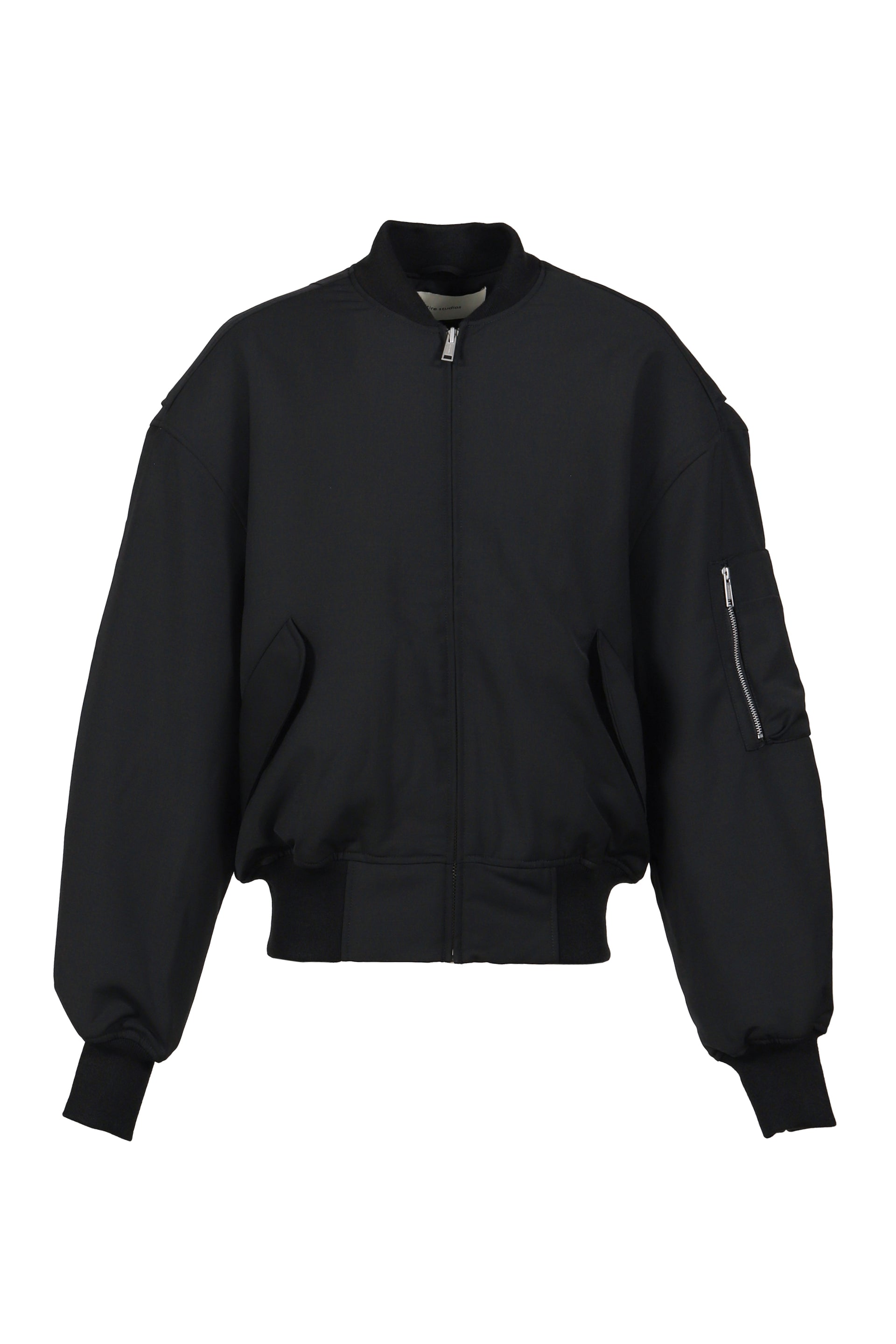 BROAD BOMBER WOOL / BLK