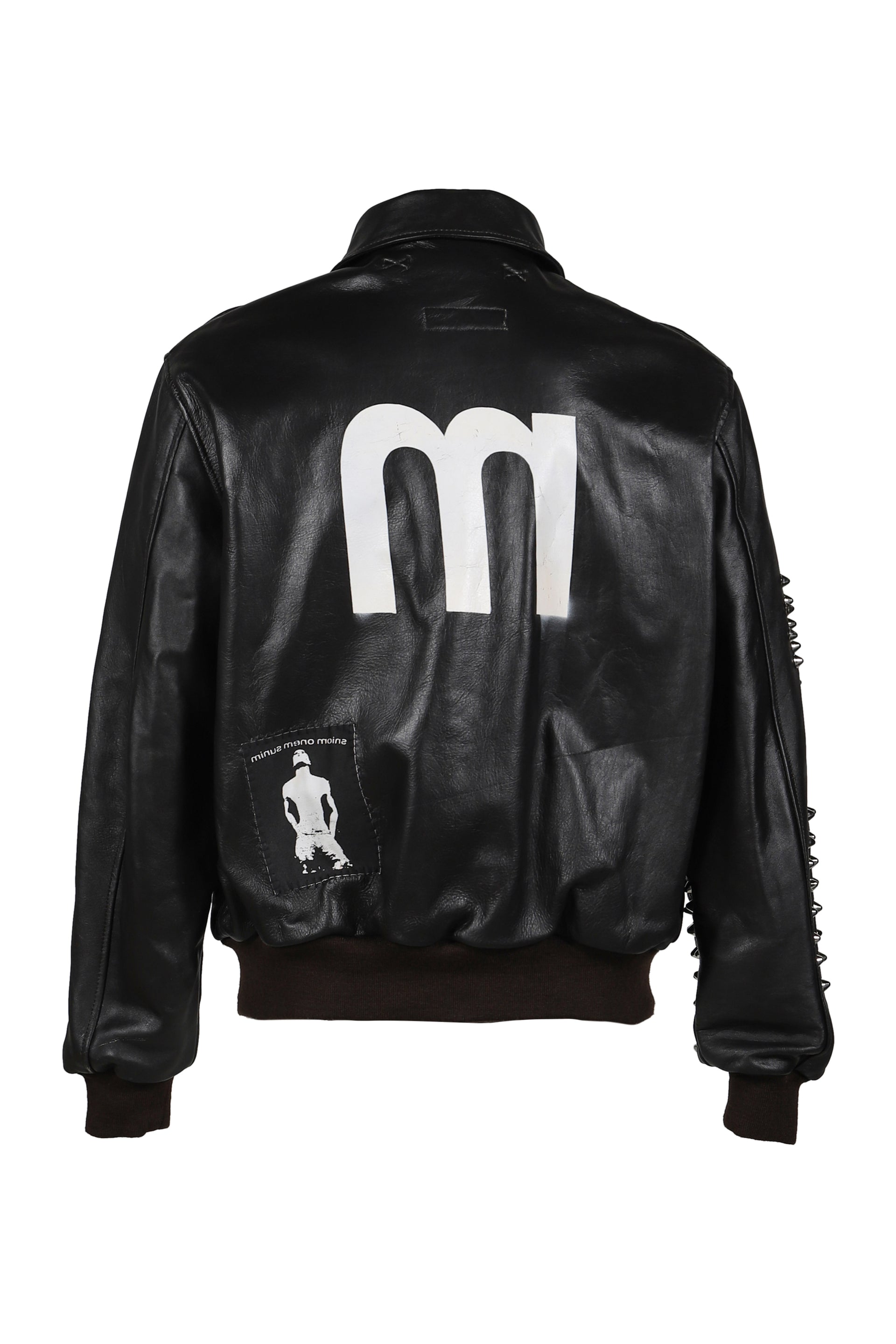 BOOTLEG FLIGHT LEATHER JACKET(BROWN CORE) / BLK