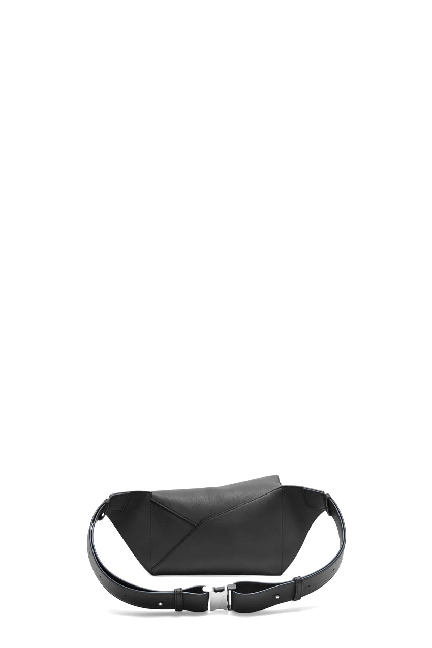 PUZZLE EDGE SMALL BUMBAG / BLK