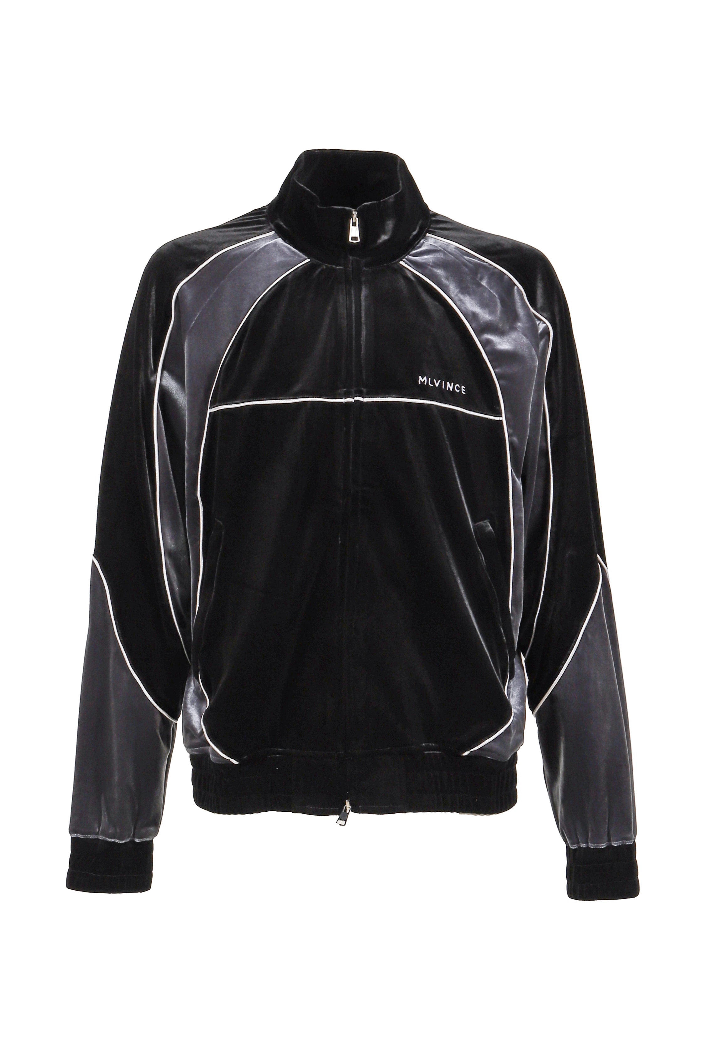 MLVINCE メルヴィンス FW25 VELOR TRACK JACKET / BLK - NUBIAN ヌビアン