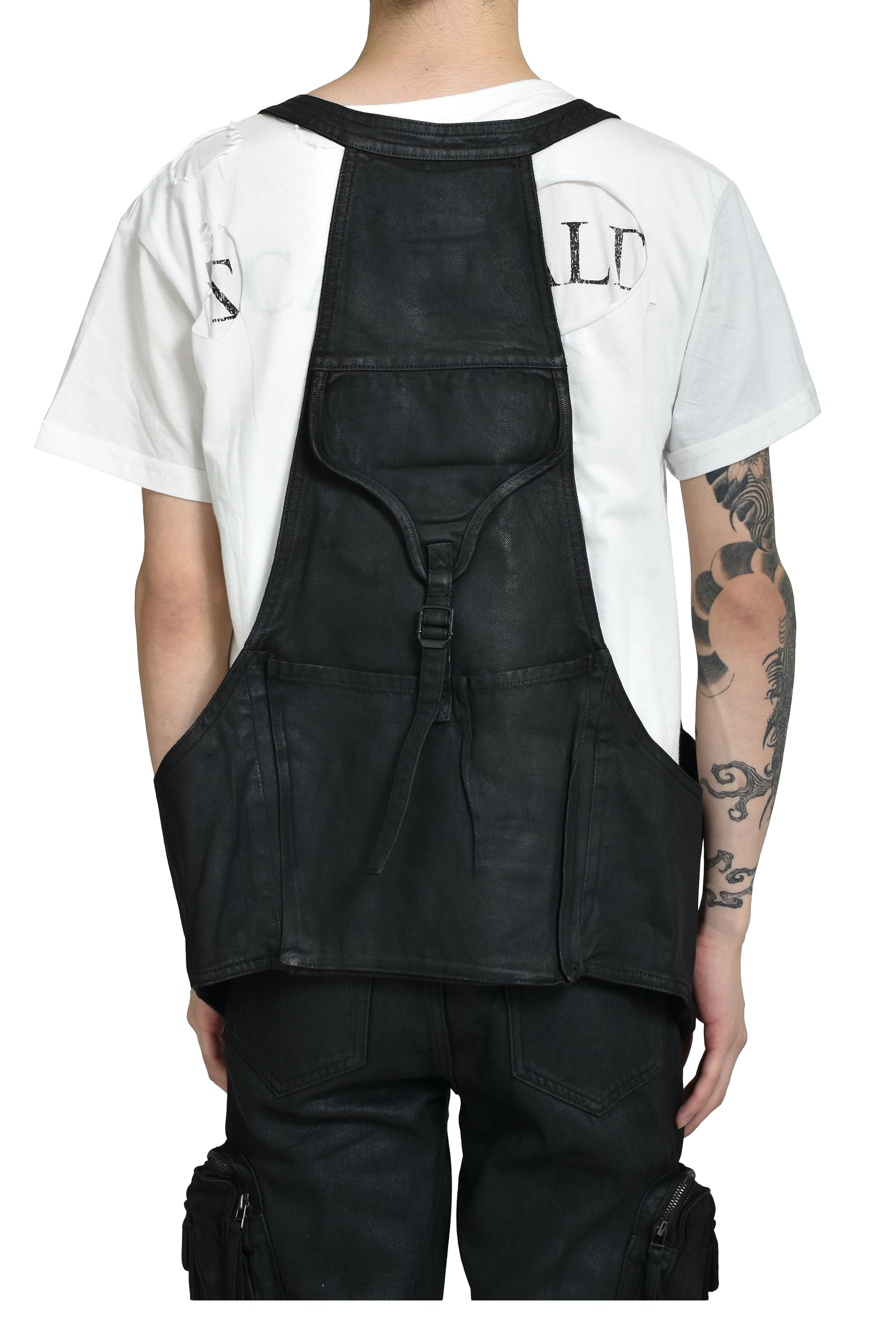 WAXED UTILITY VEST / WAXED BLACK