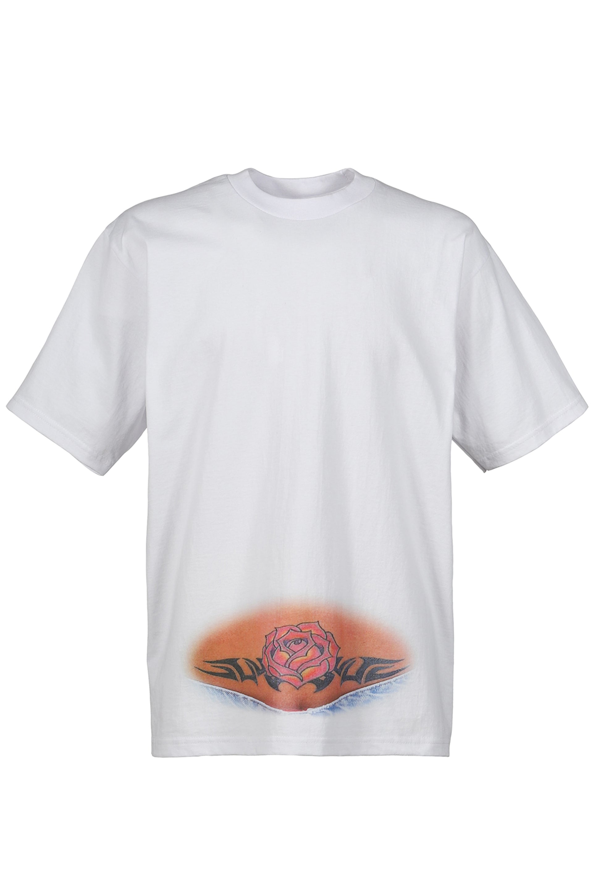 TRAMP STAMP T-SHIRT / WHT