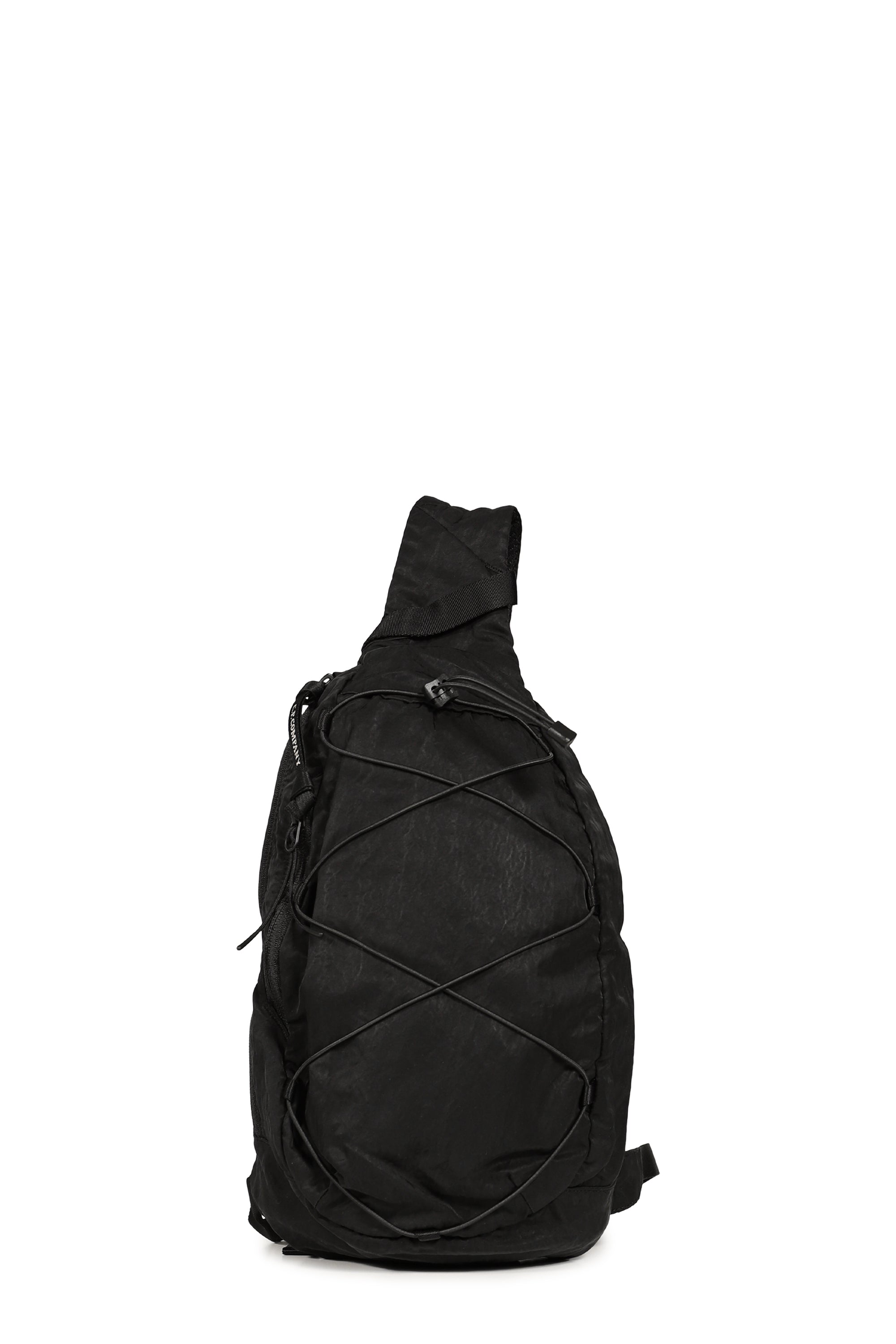 C.P. Company FW26 NYLON B LENS CROSSBODY RUCKSACK / BLK - NUBIAN