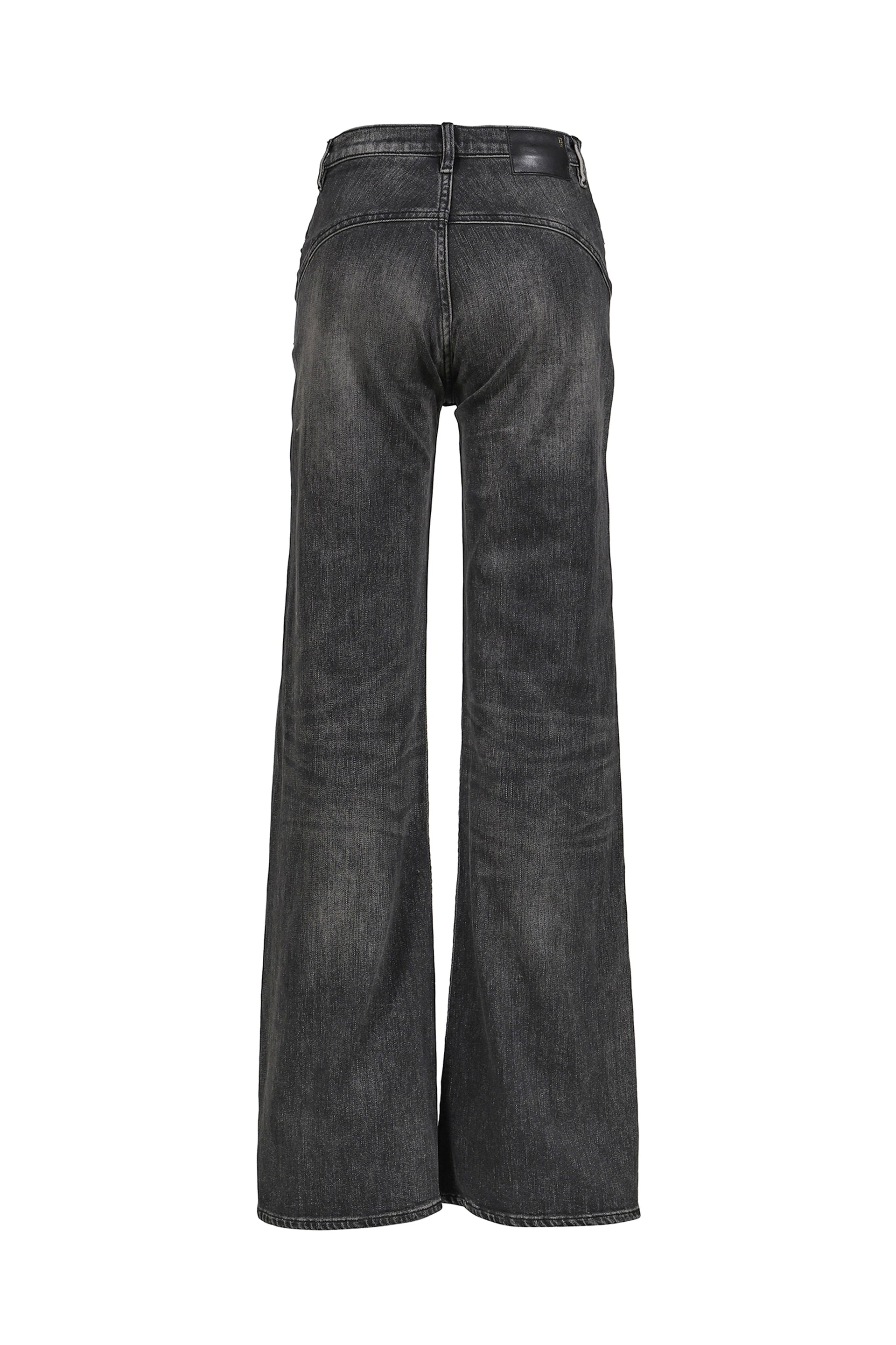 TWISTED SEAM FLARE JEAN / BLK