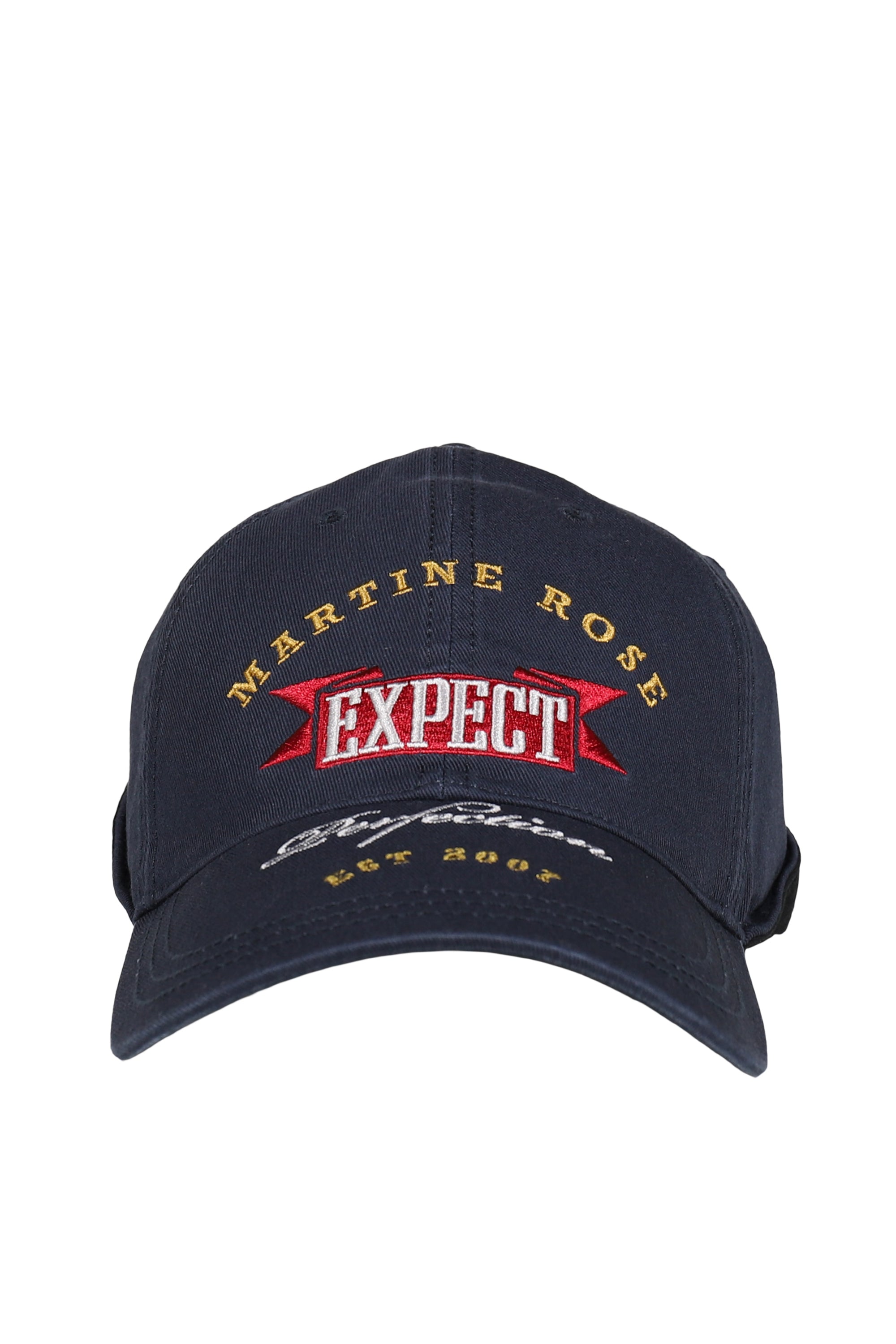 Martine Rose マーティン ローズ SS26 ROLL BACK CAP / BLK - NUBIAN