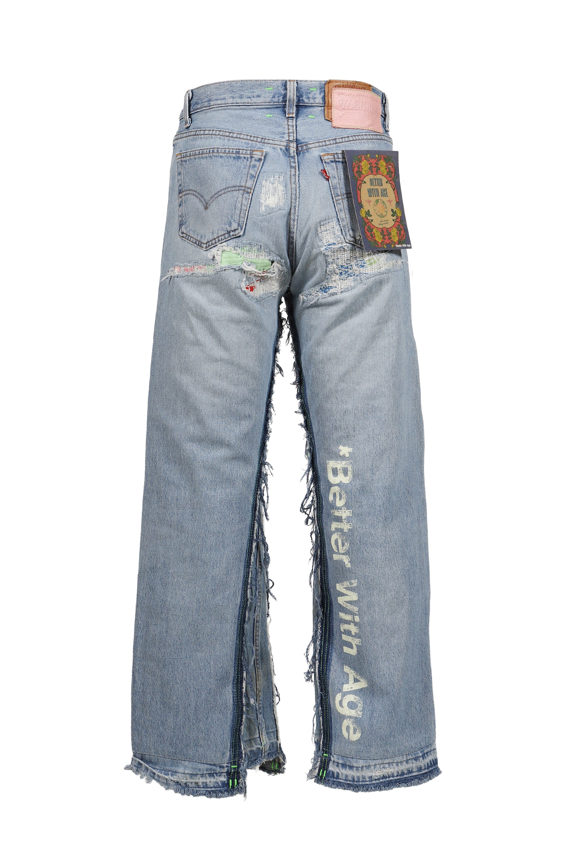 STERLING REPAIR DOUBLE-WIDE DENIM TROUSER / ASSORT