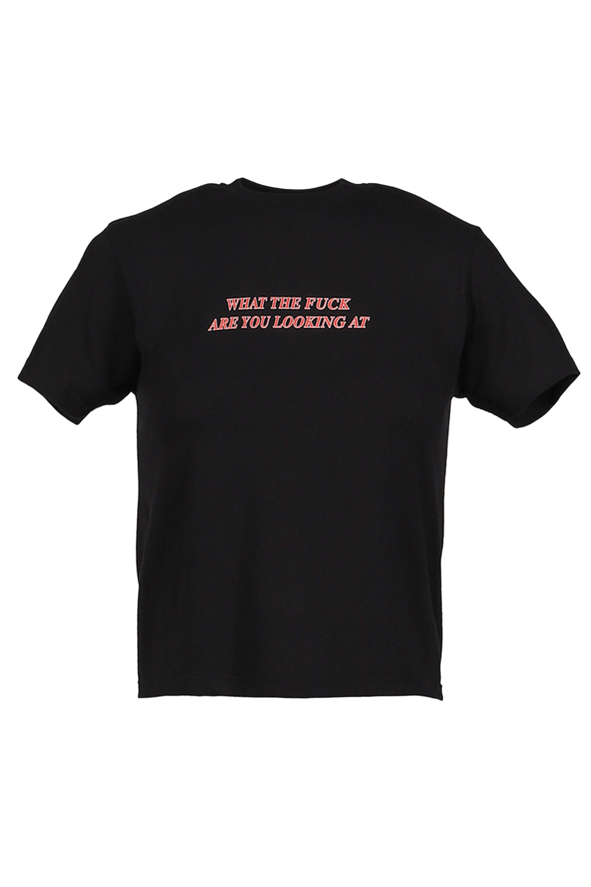 THE FUCK YOU LOOKING AT T-SHIRT / BLK