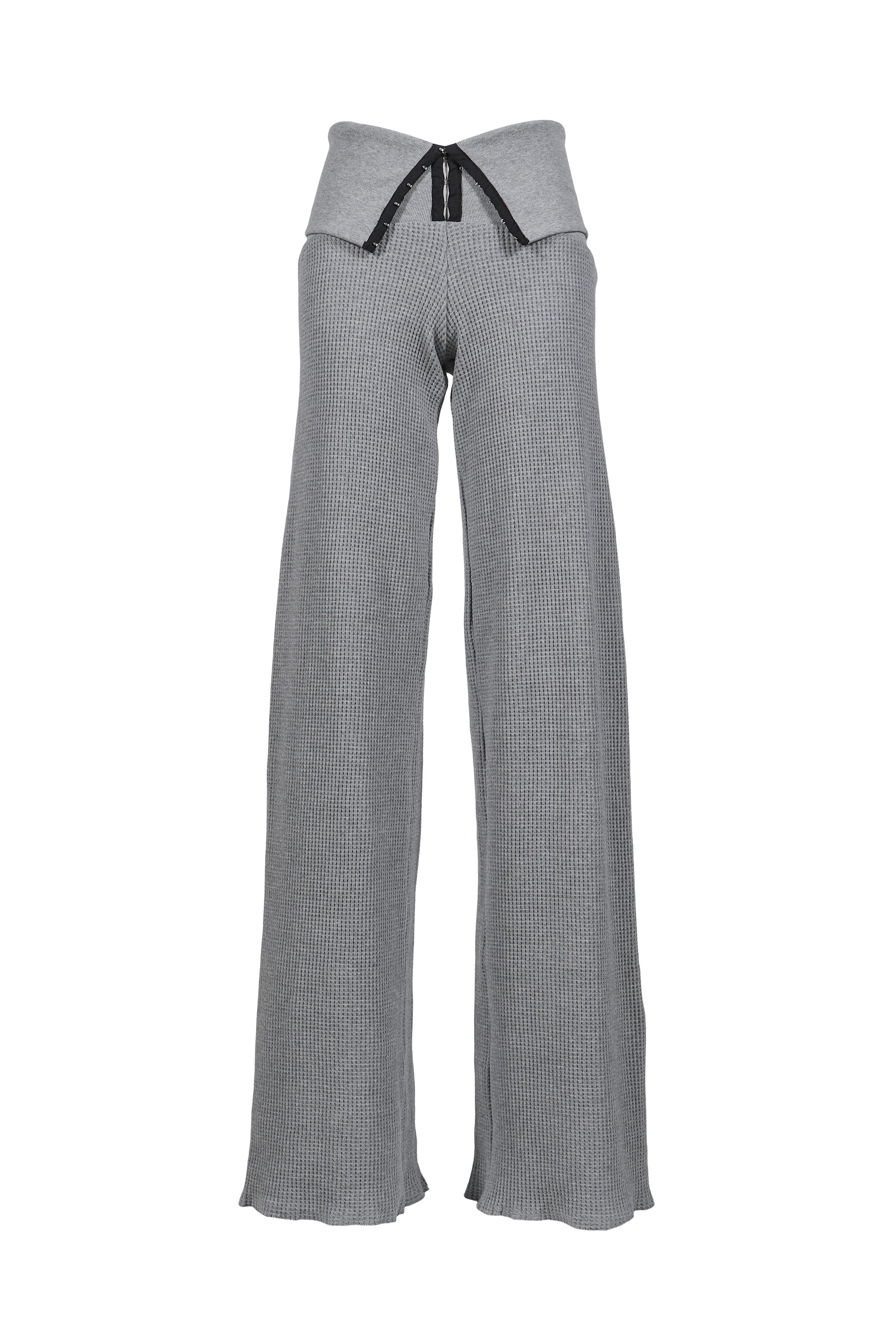 WAFFLE JESTER PANT / GRY