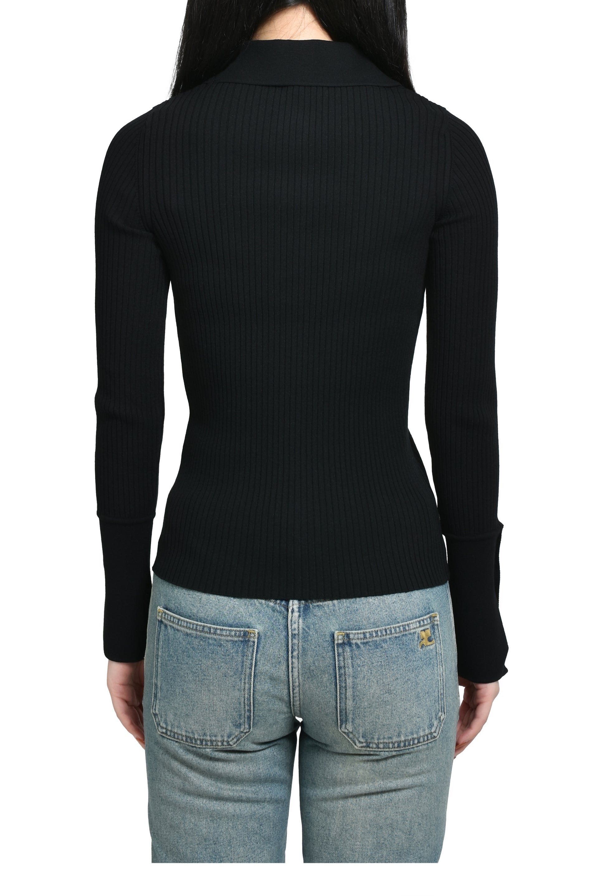 CLASSIC RIB POLO / BLK