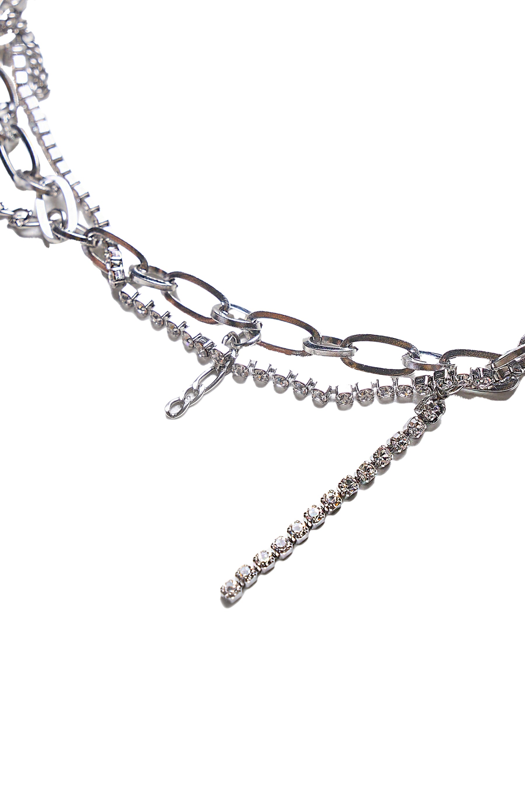 MIX CHAIN NECKLACE_ VER.06 / SIL