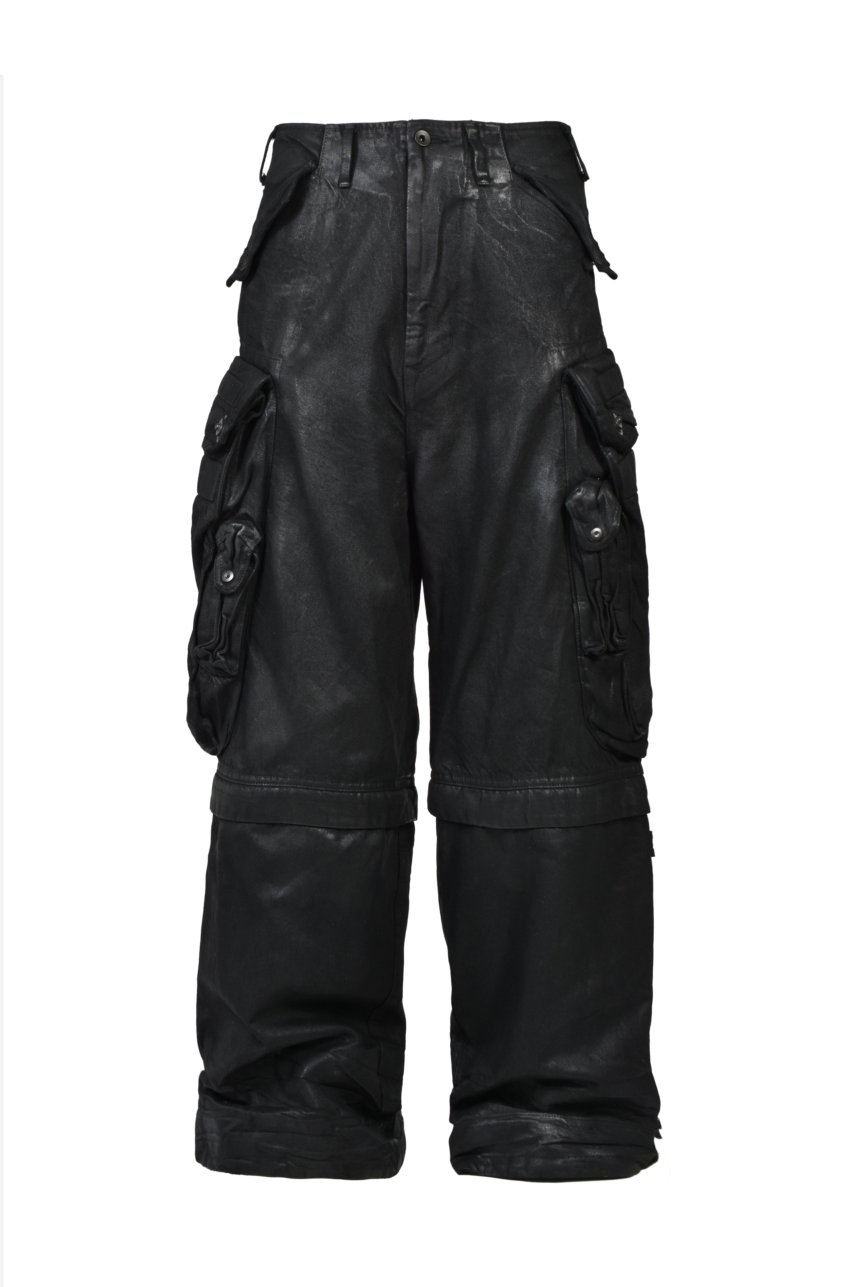 2020SS JULIUS Untrue アークドパンツ JULIUS ユリウス NUBIAN 20周年記念アイテム 12oz DENIM GASMASK WIDE