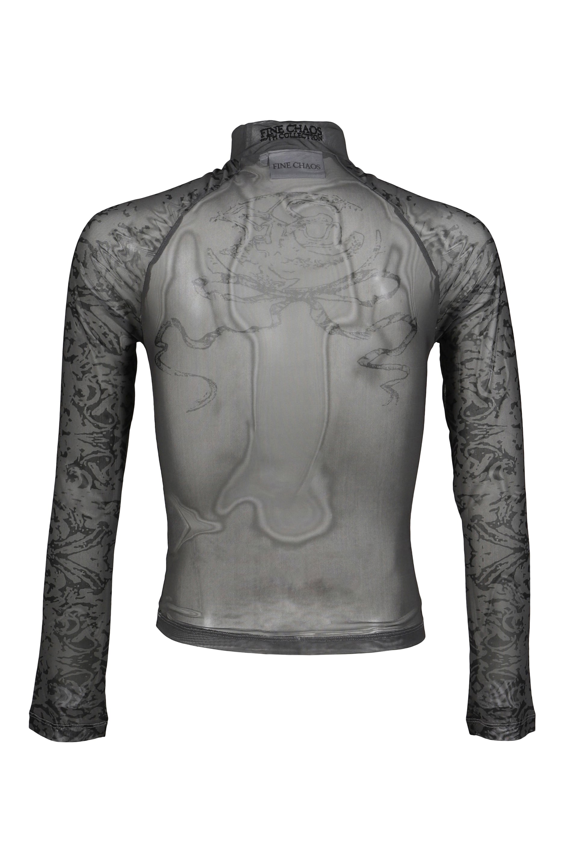 SWORD ART MESH TOP / GRY