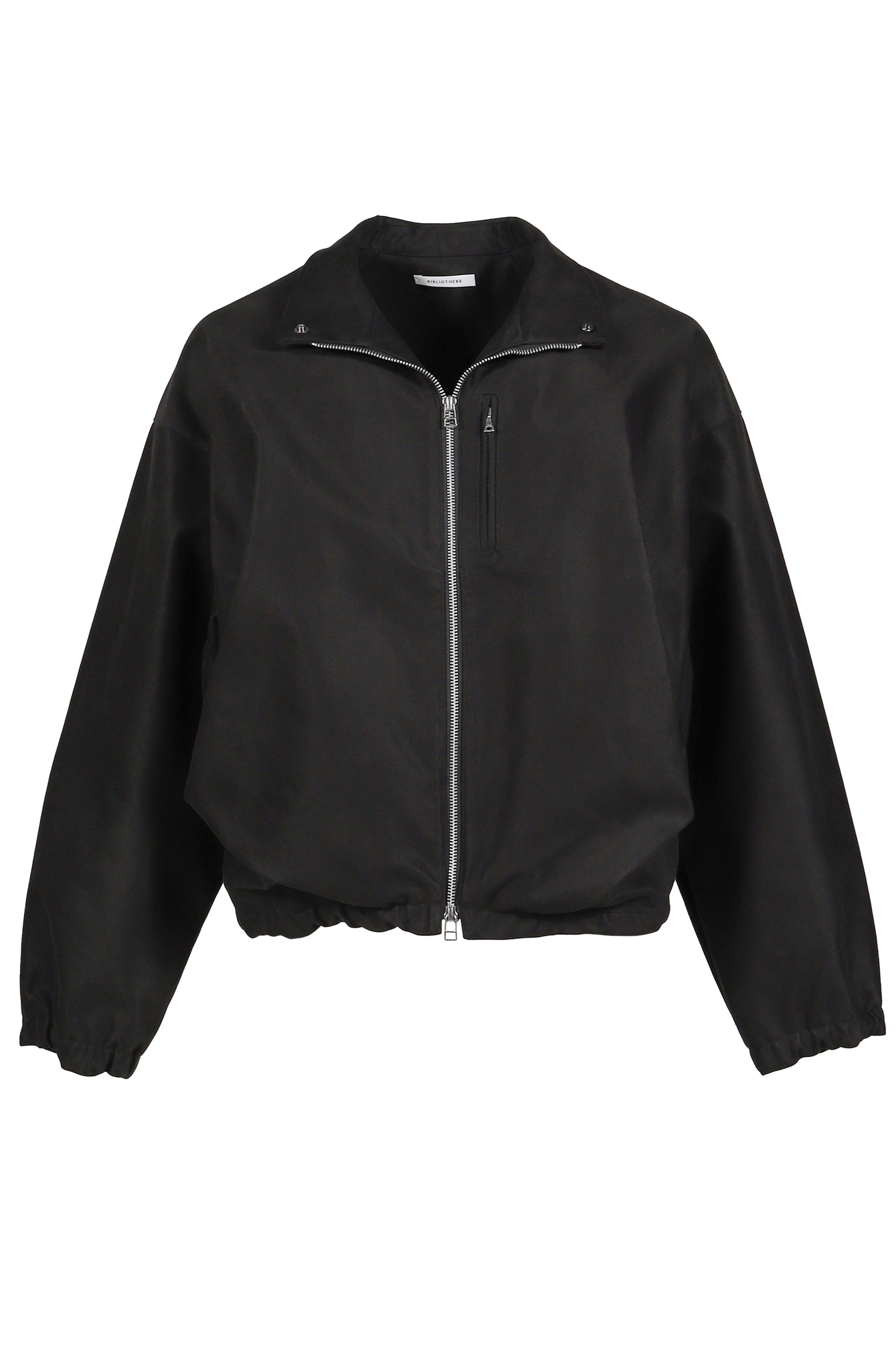 DRAPED BLOUSON MOLESKIN / BLK